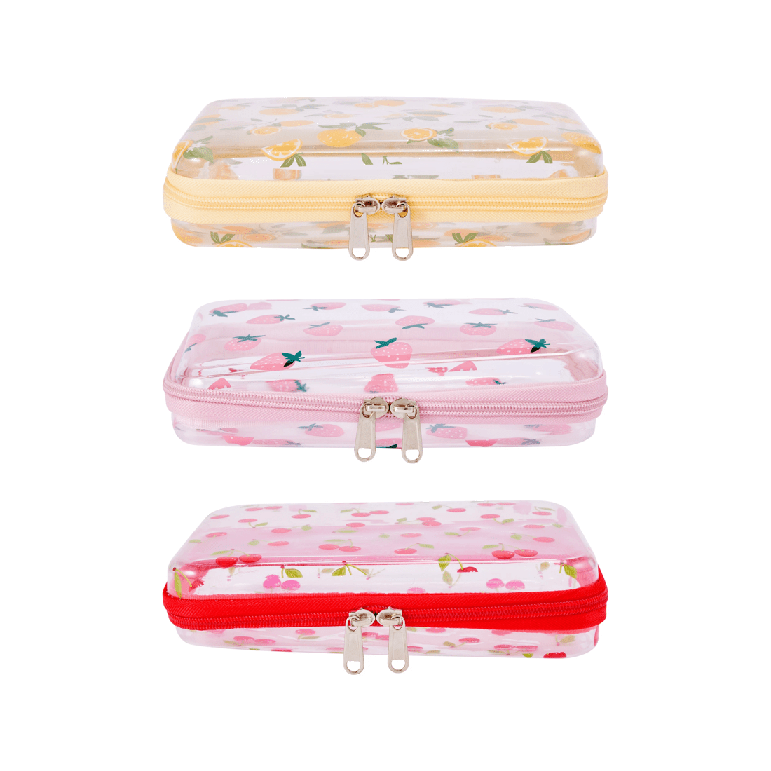 3 3 Pack Printed Clear Packing Cubes, 3 of 6