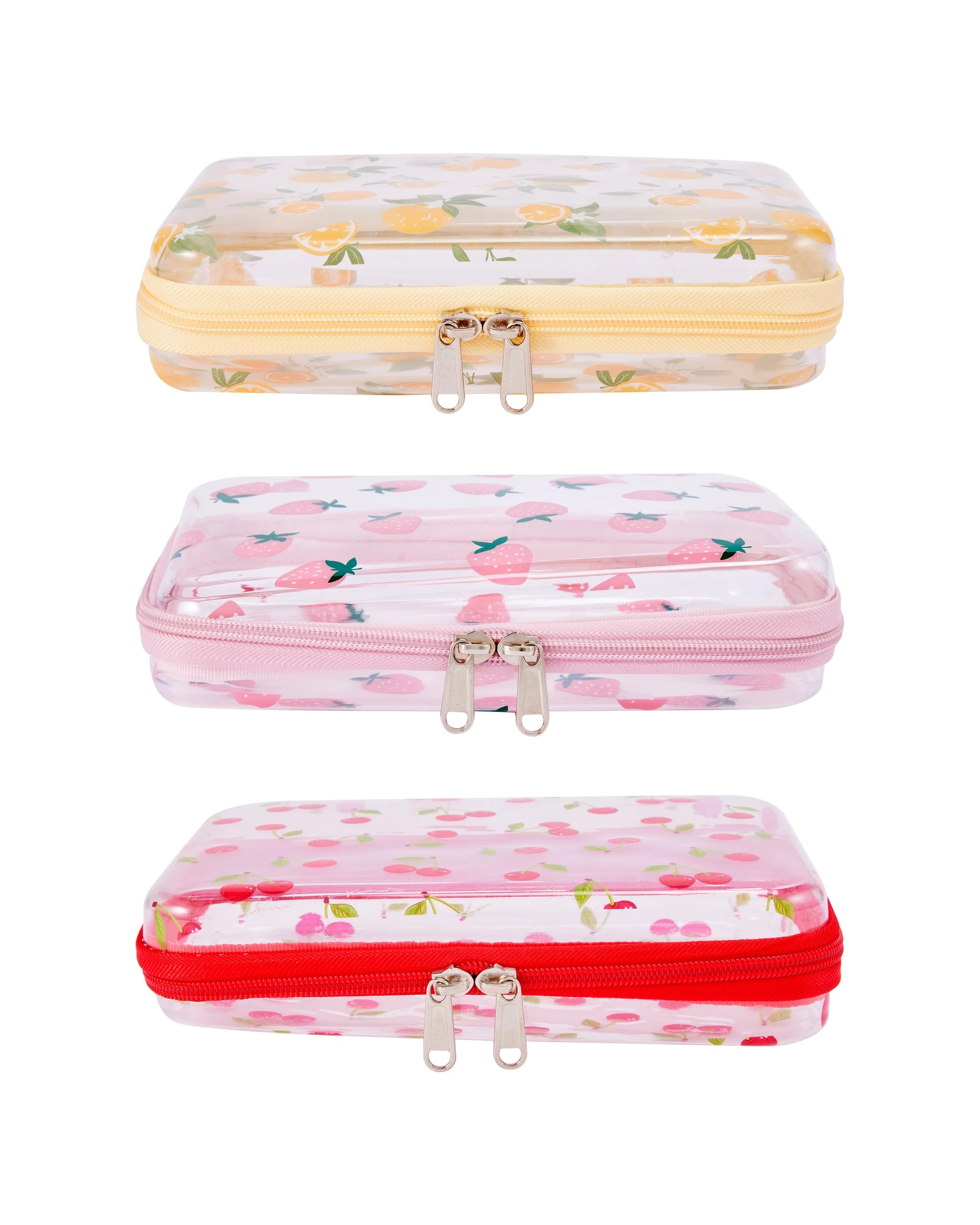 3 3 Pack Printed Clear Packing Cubes, 3 of 6