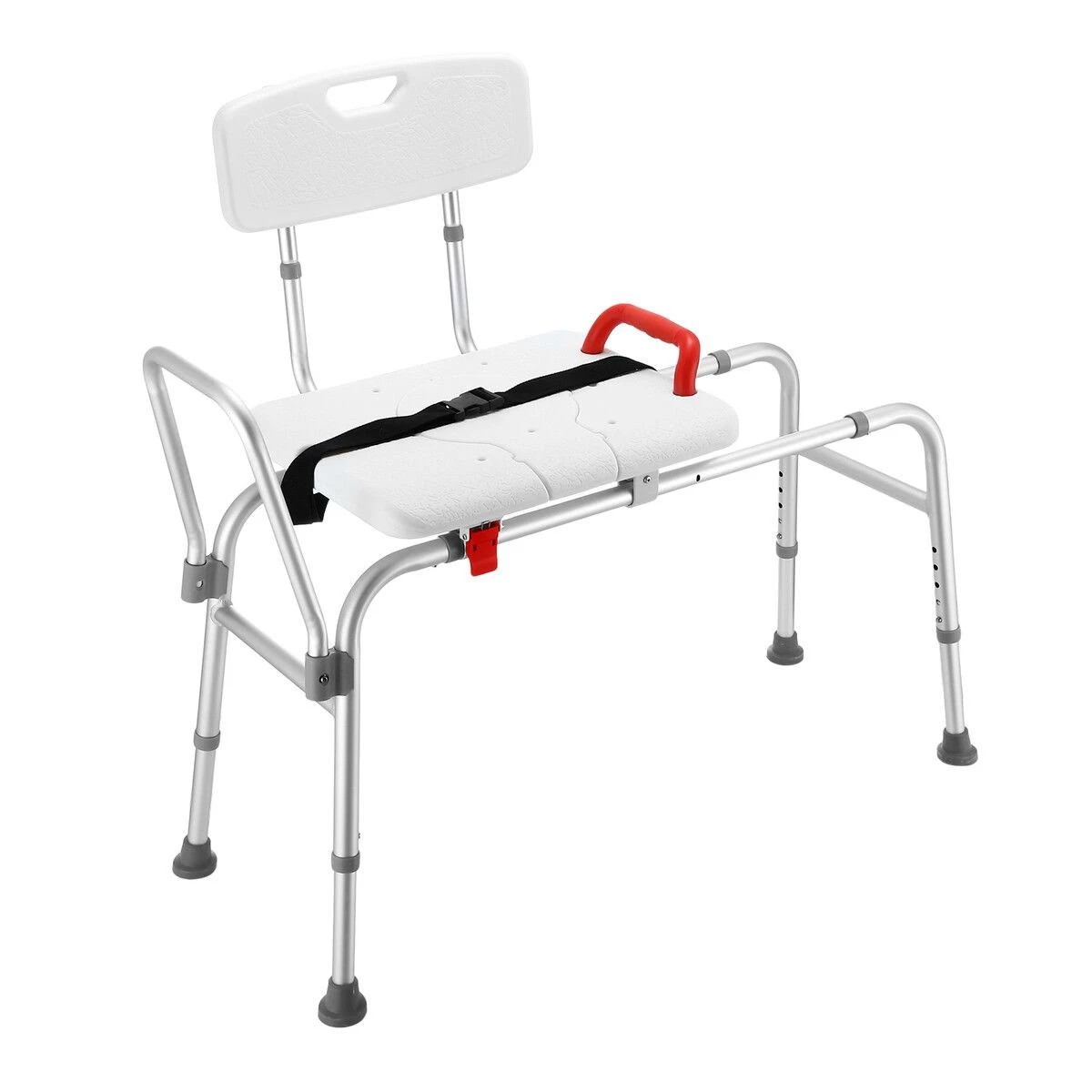 2 LUXSUITE Adjustable Sliding Shower Chair Seat, 2 of 4