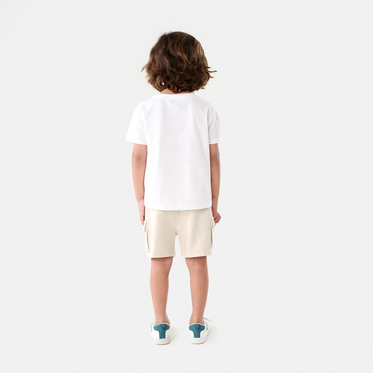 6 Washed Cargo Knit Shorts NATURAL ECRU, 6 of 6