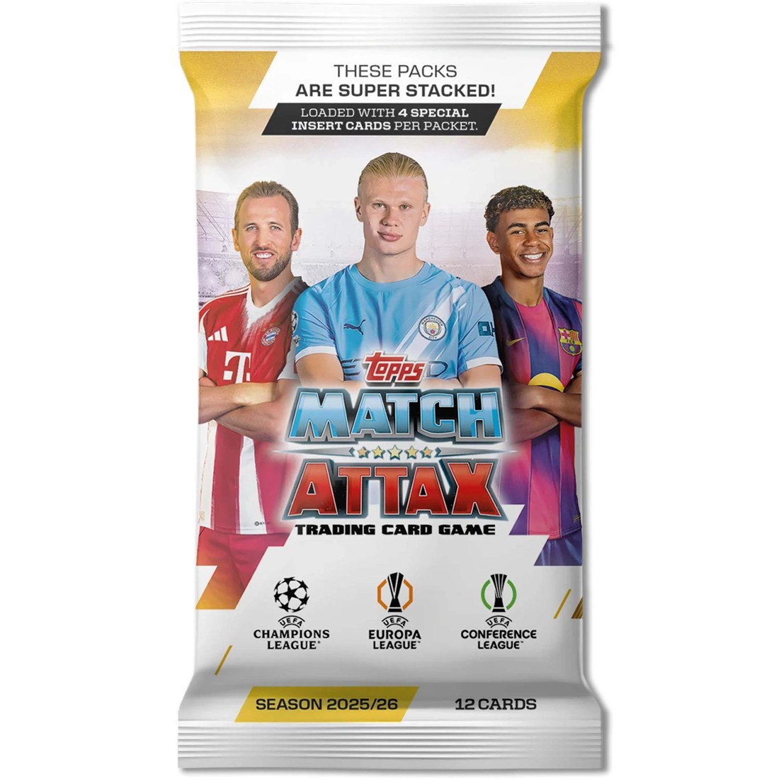 1 Topps UCC Match Attax 2025/2026 Edition Trading Card Booster Pack - Assorted, 1 of 3