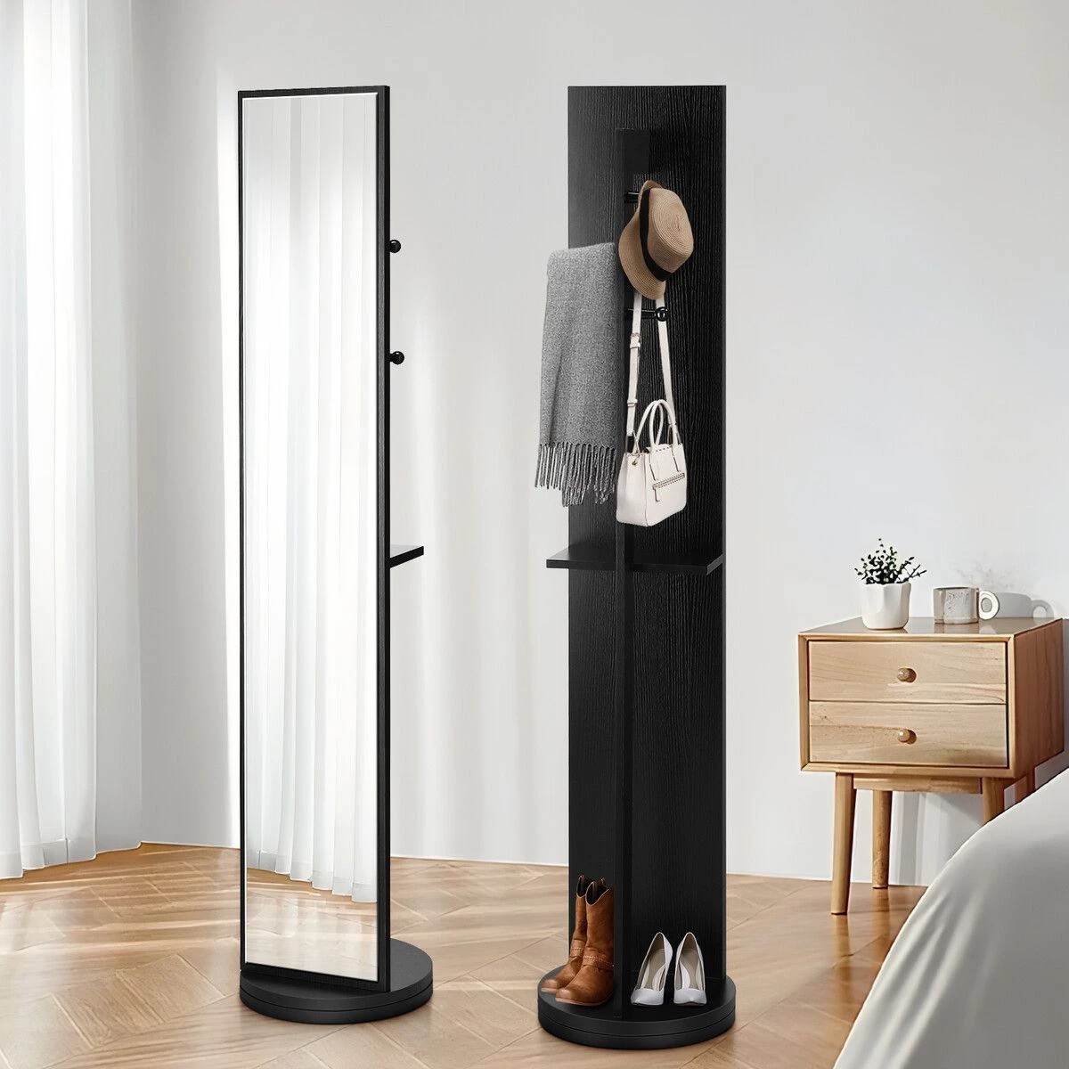 2 LUXSUITE Full Length Body Rotating Mirror, 2 of 10