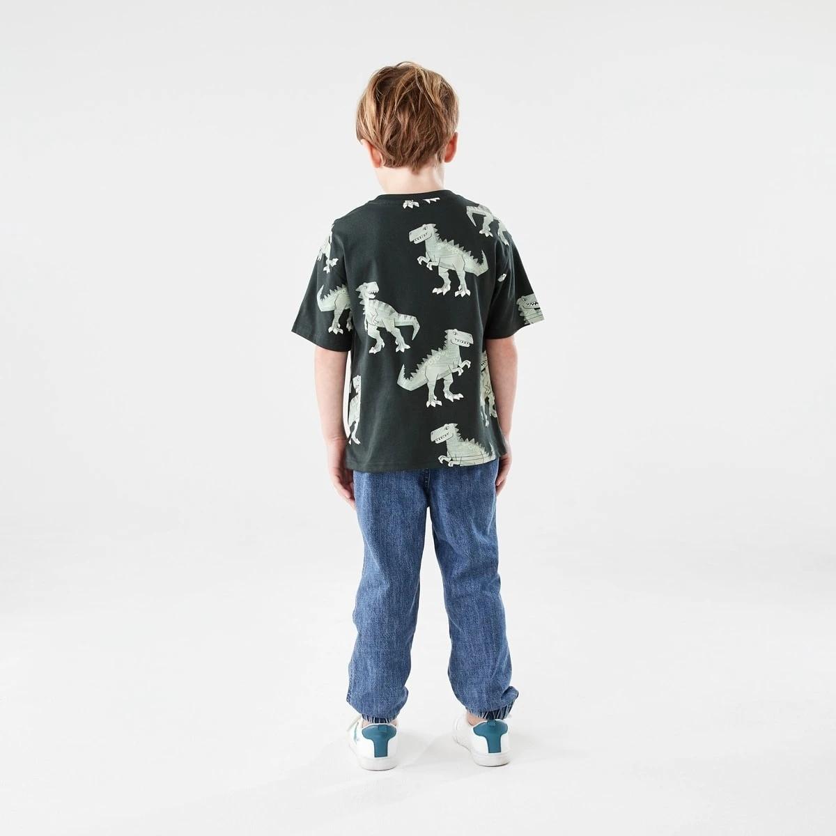 6 All Over Print T-shirt DINO DUDES WOODLAND GREY, 6 of 6