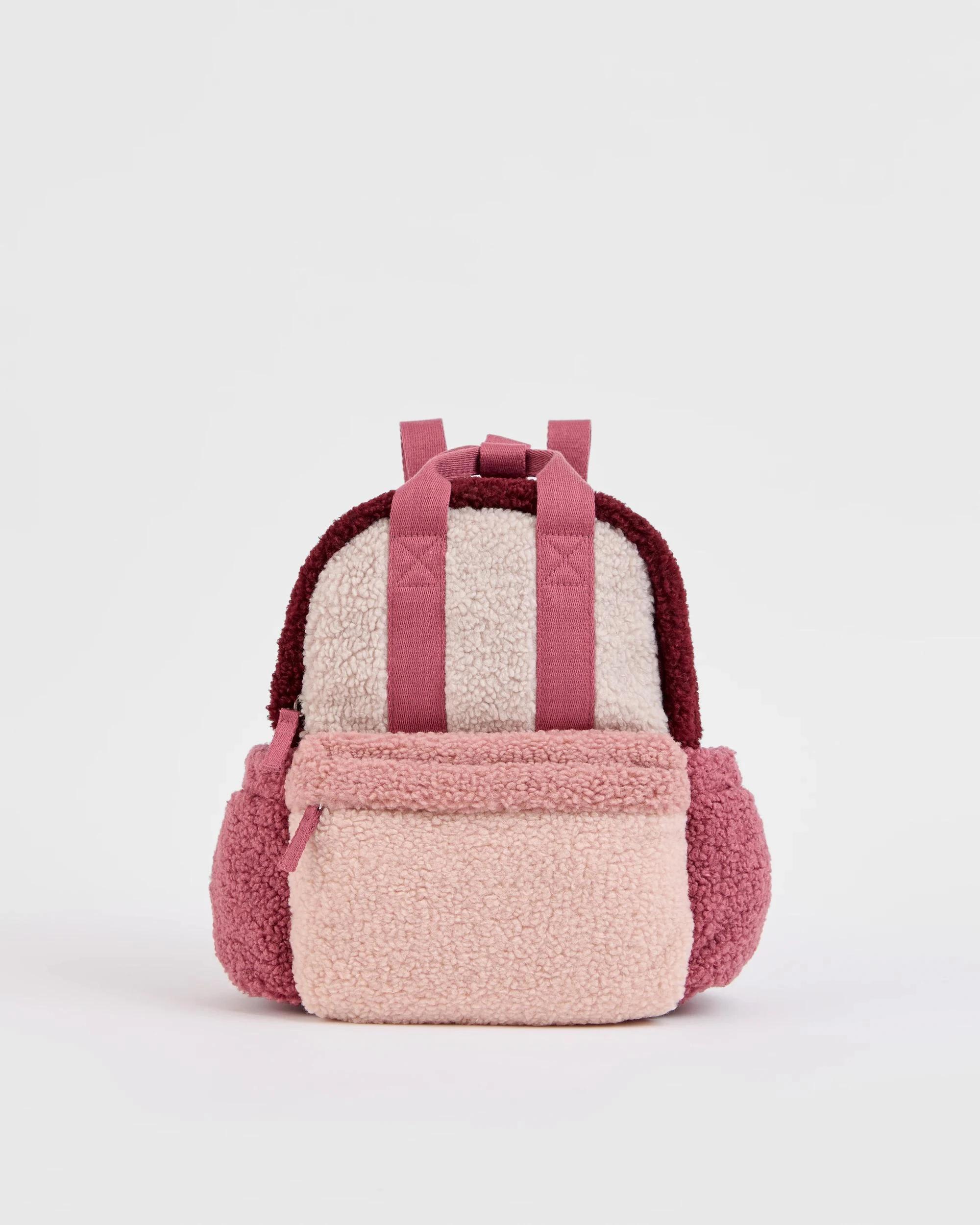 1 Target Kids Kids Colour Block Sherpa Backpack PINKS, 1 of 1