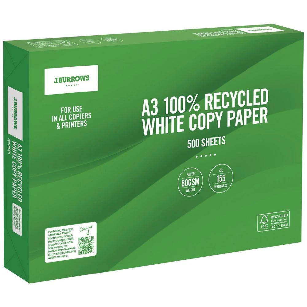 2 J.Burrows A3 Paper 500 Sheets, 2 of 2