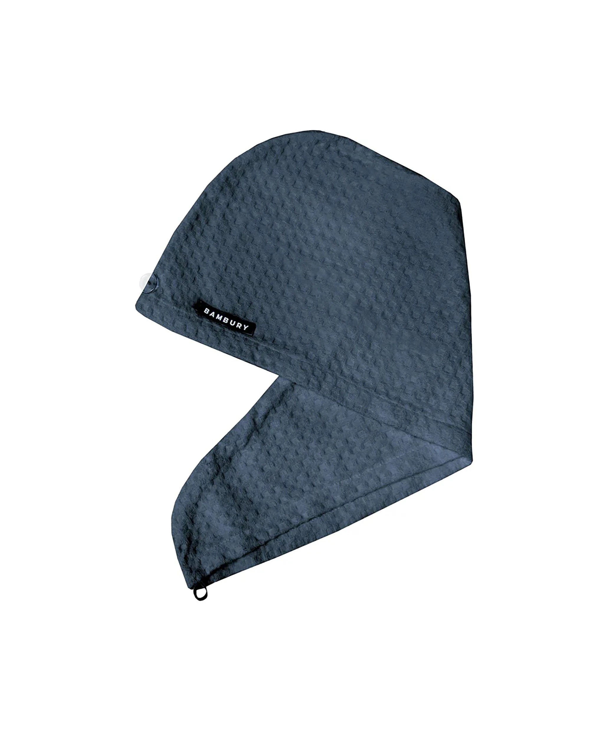 1 Matrix Microfibre Hair Wrap Unique Waffle Fabric Absorbent Quick-Dry Denim - Blue, 1 of 2