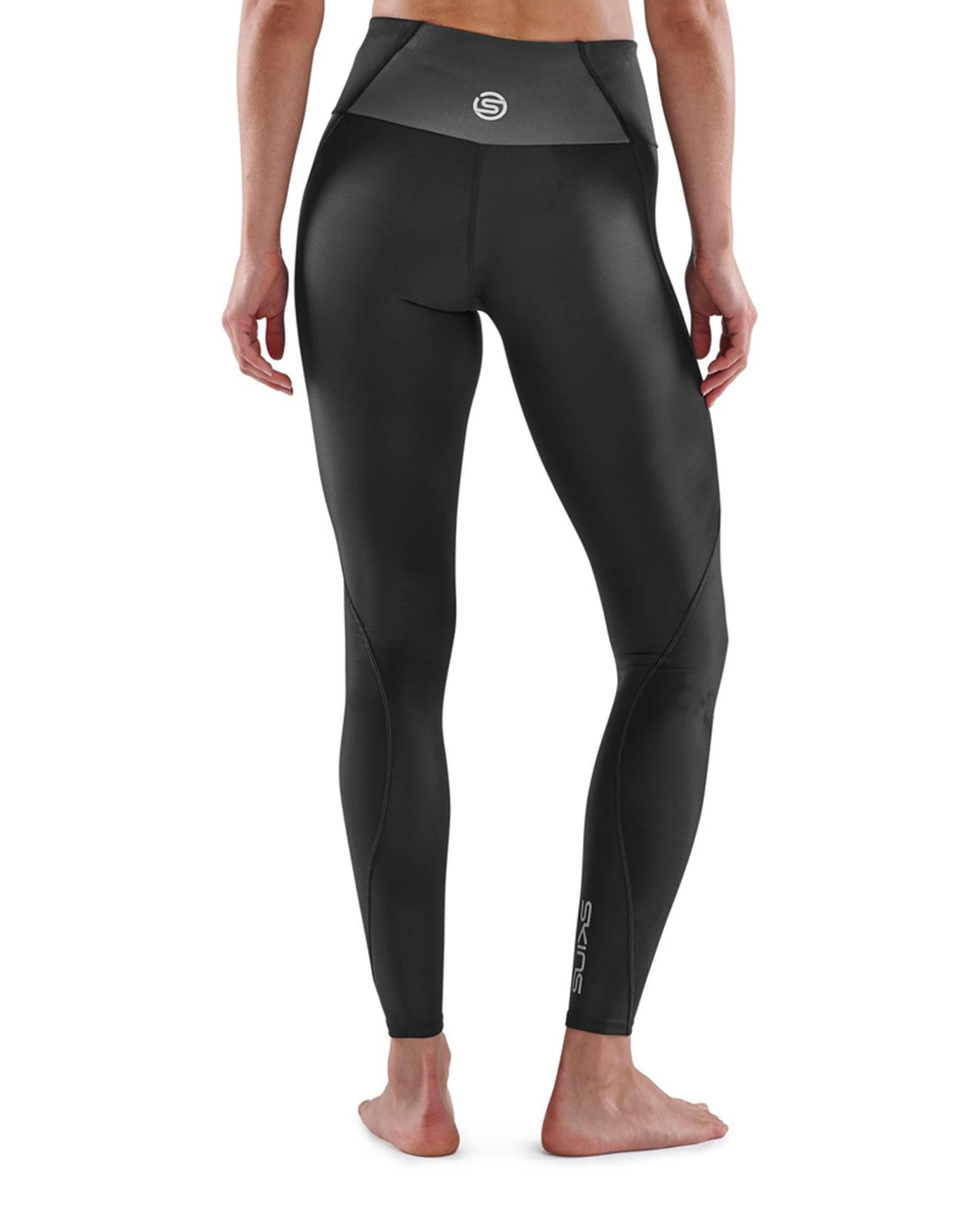 4 SKINS Compression Women's Series-3 Activewear Long Tight T&R BLACK, 4 of 4