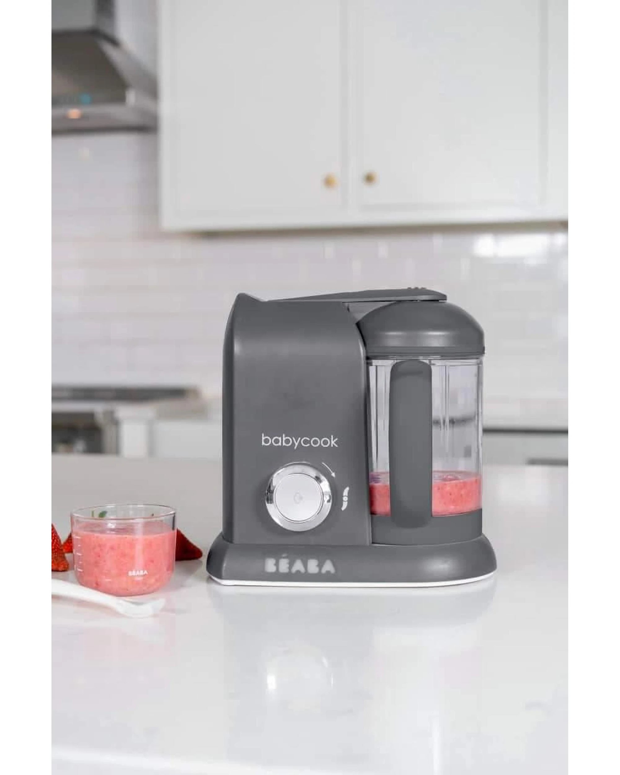 7 Beaba Babycook Solo Baby Food Processor Steam Cook Blend  Dark Grey, 7 of 8