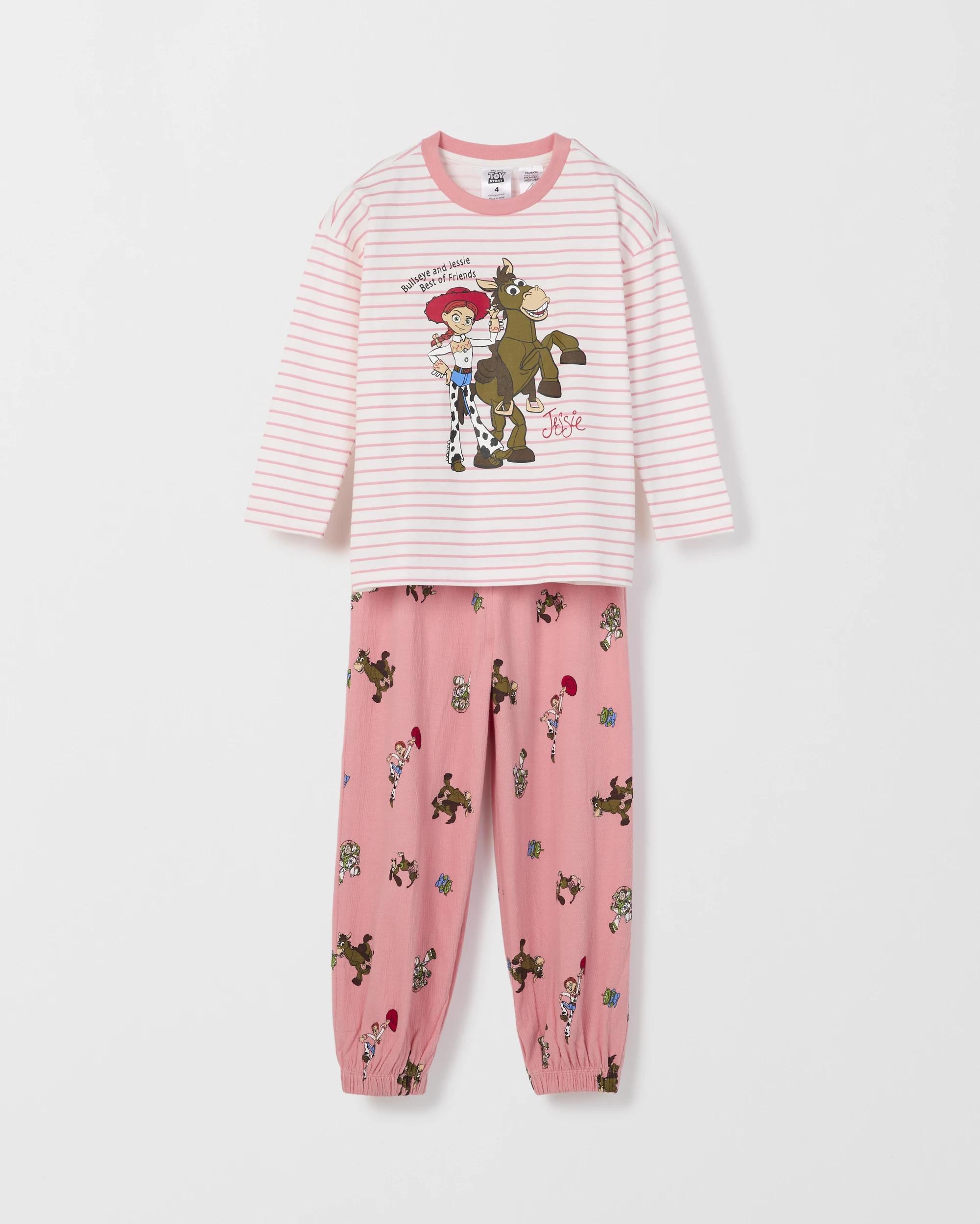 5 Disney Toy Story Organic Cotton Younger Girl Pyjama Set JESSIE, 5 of 7