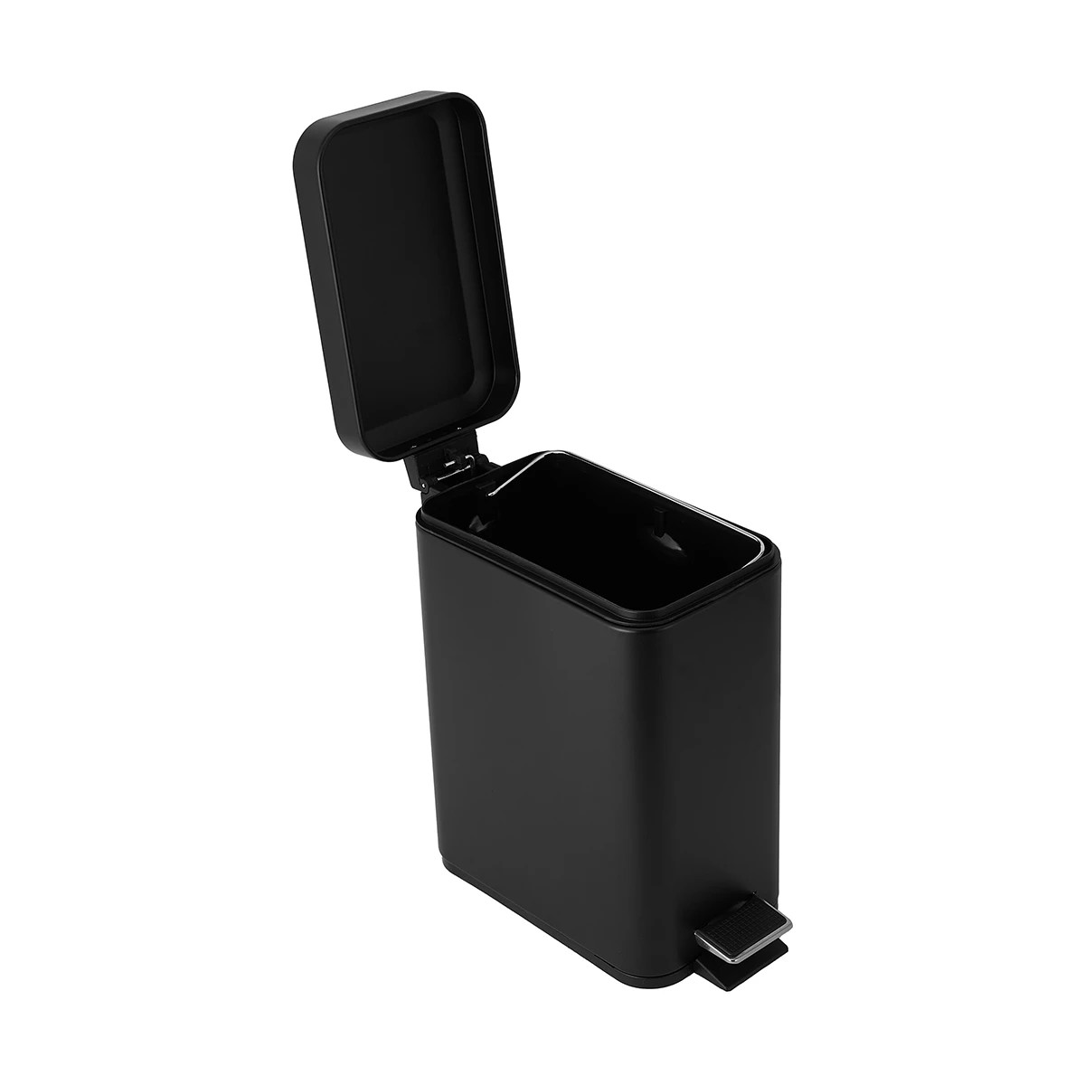 3 5L Slim Line Bin - Black, 3 of 7