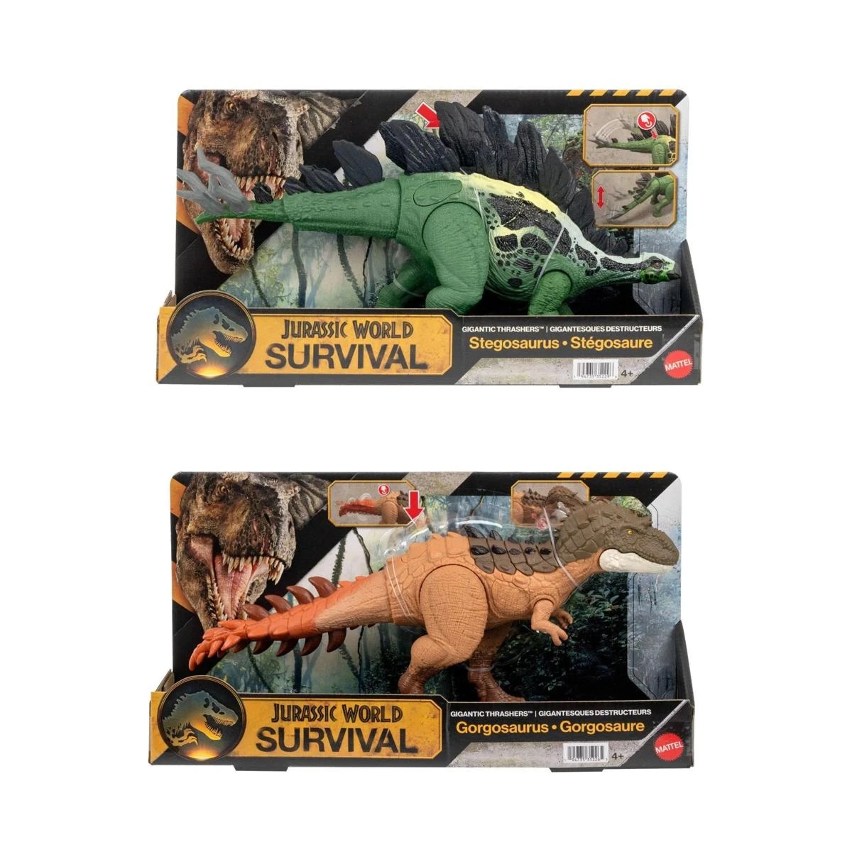 1 Jurassic World Gigantic Thrashers Dinosaur - Assorted, 1 of 6