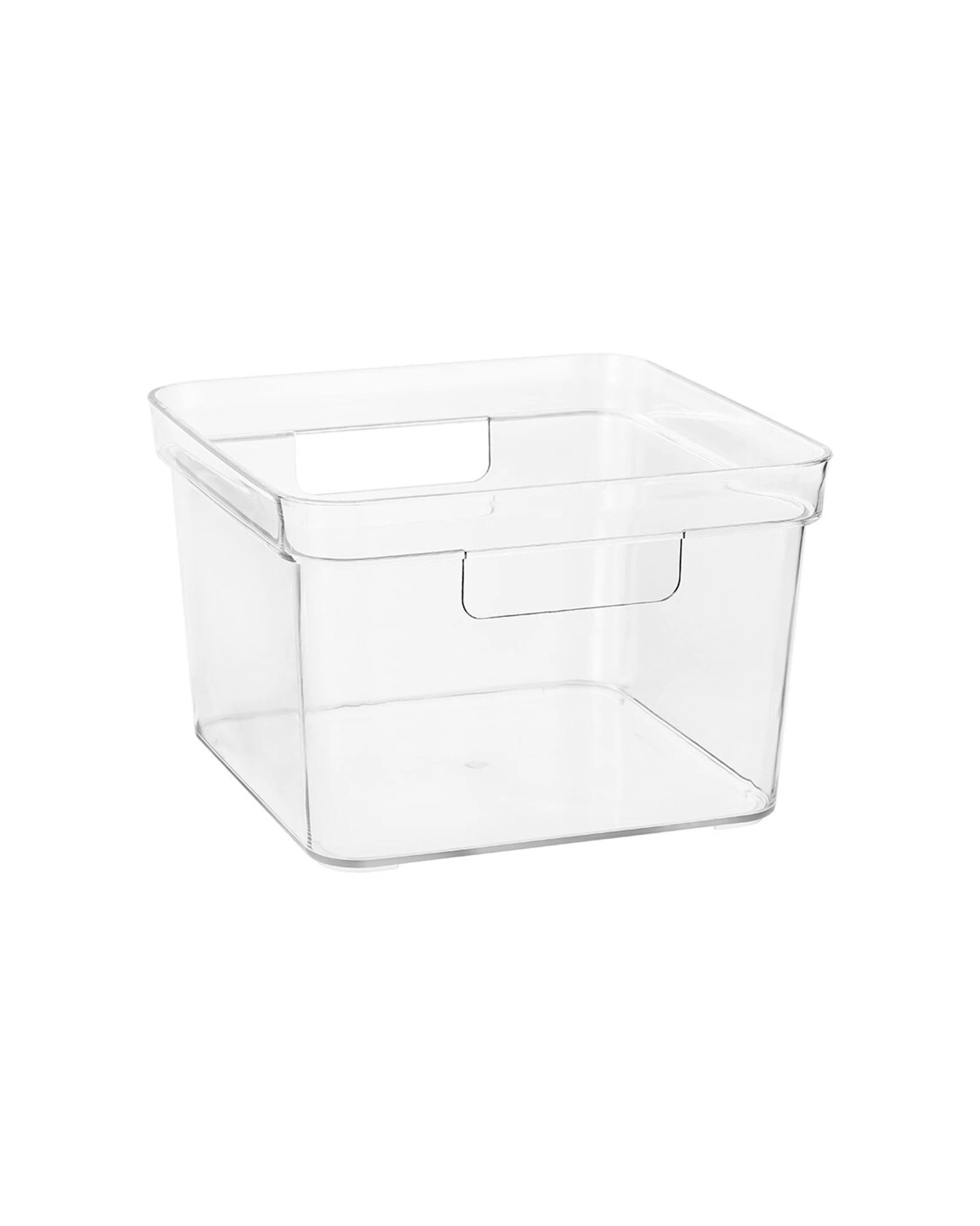2 BOXSWEDEN Crystal 22x14.5cm Square Storage Container 2x Food Safe Plastic, 2 of 4