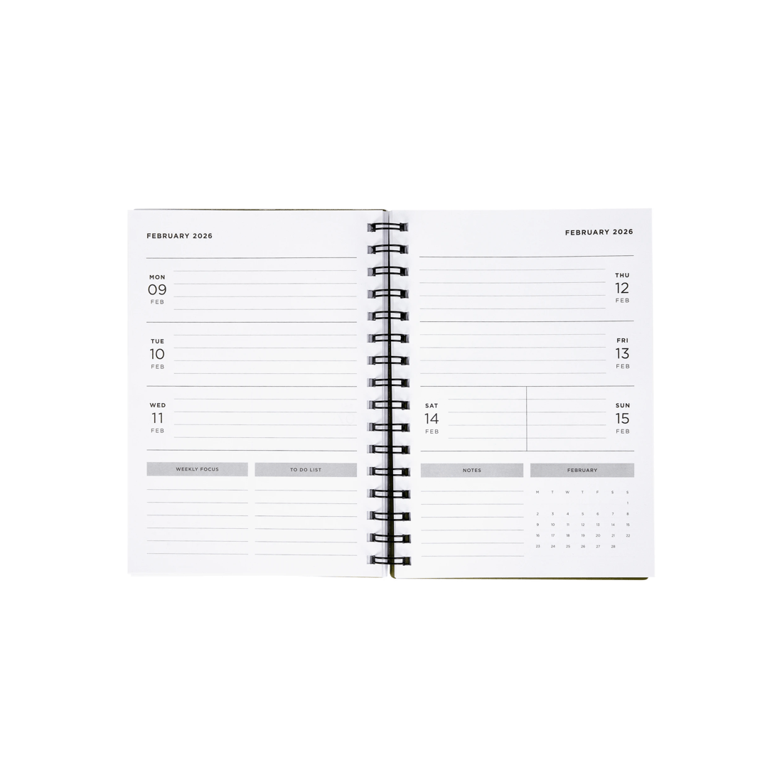 6 A5 Student Diary - Black, 6 of 9