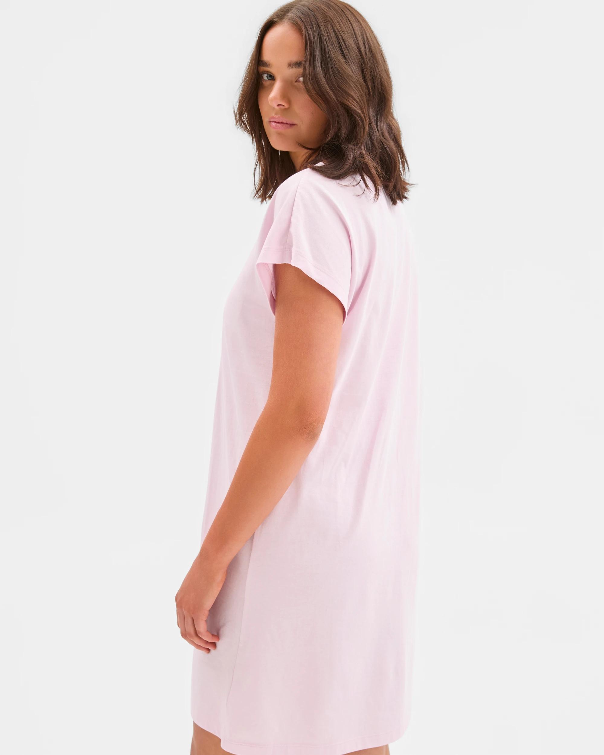 4 Target Woman Australian Cotton T-Shirt Nightie PINK BOW, 4 of 5