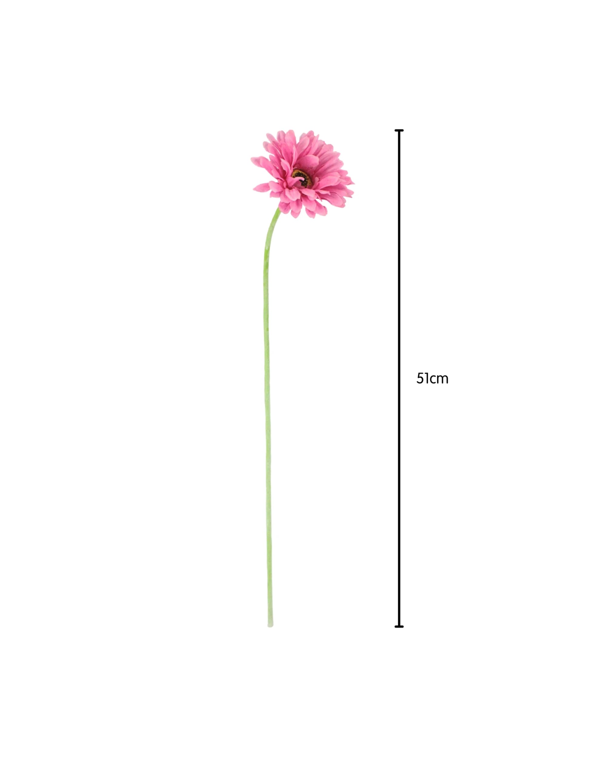 2 Gold Star Artificial Pink Gerbera 1 StemPink - Pink, 2 of 3