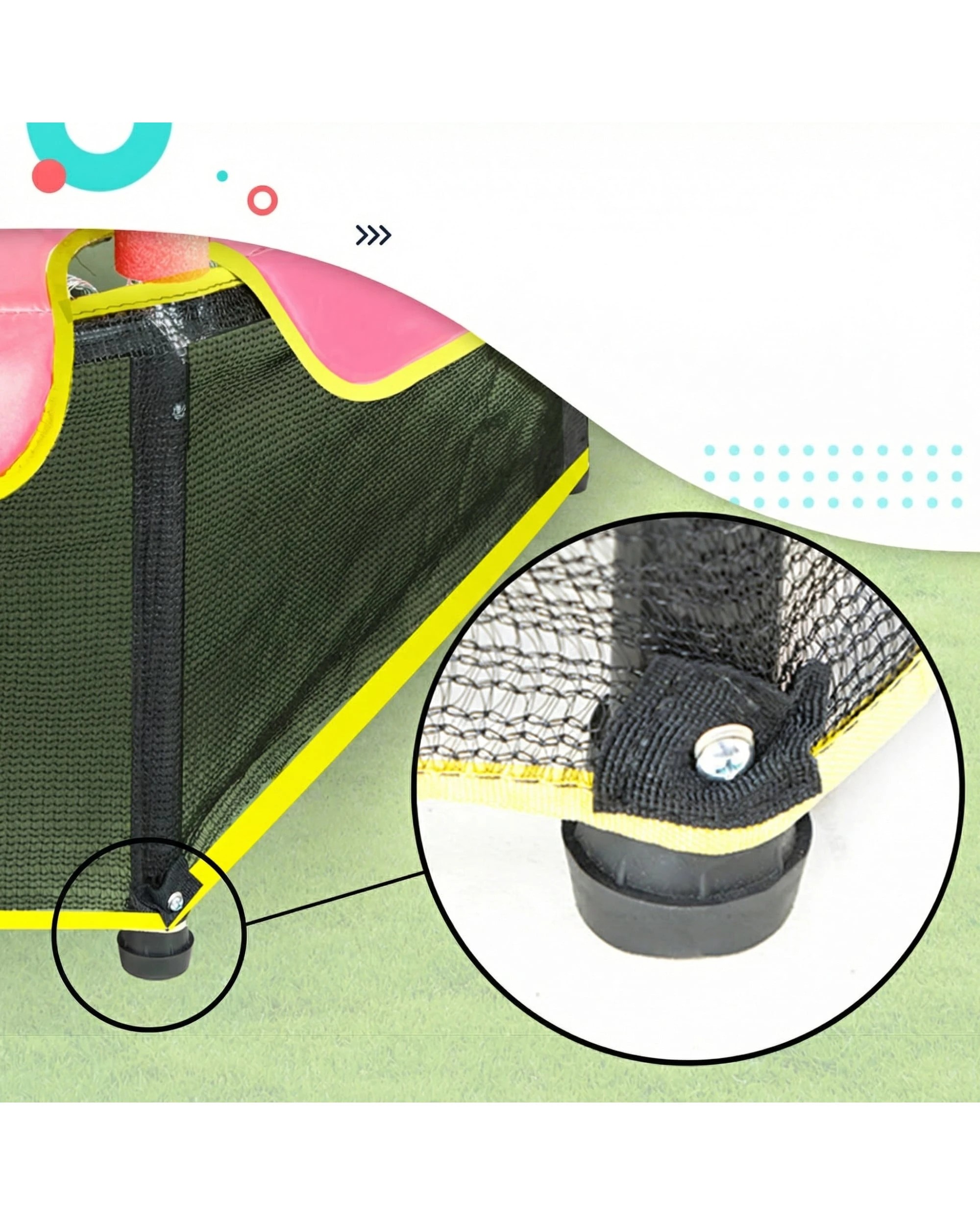 7 Kahuna 4.5 Feet Mini Trampoline - Green, 7 of 9