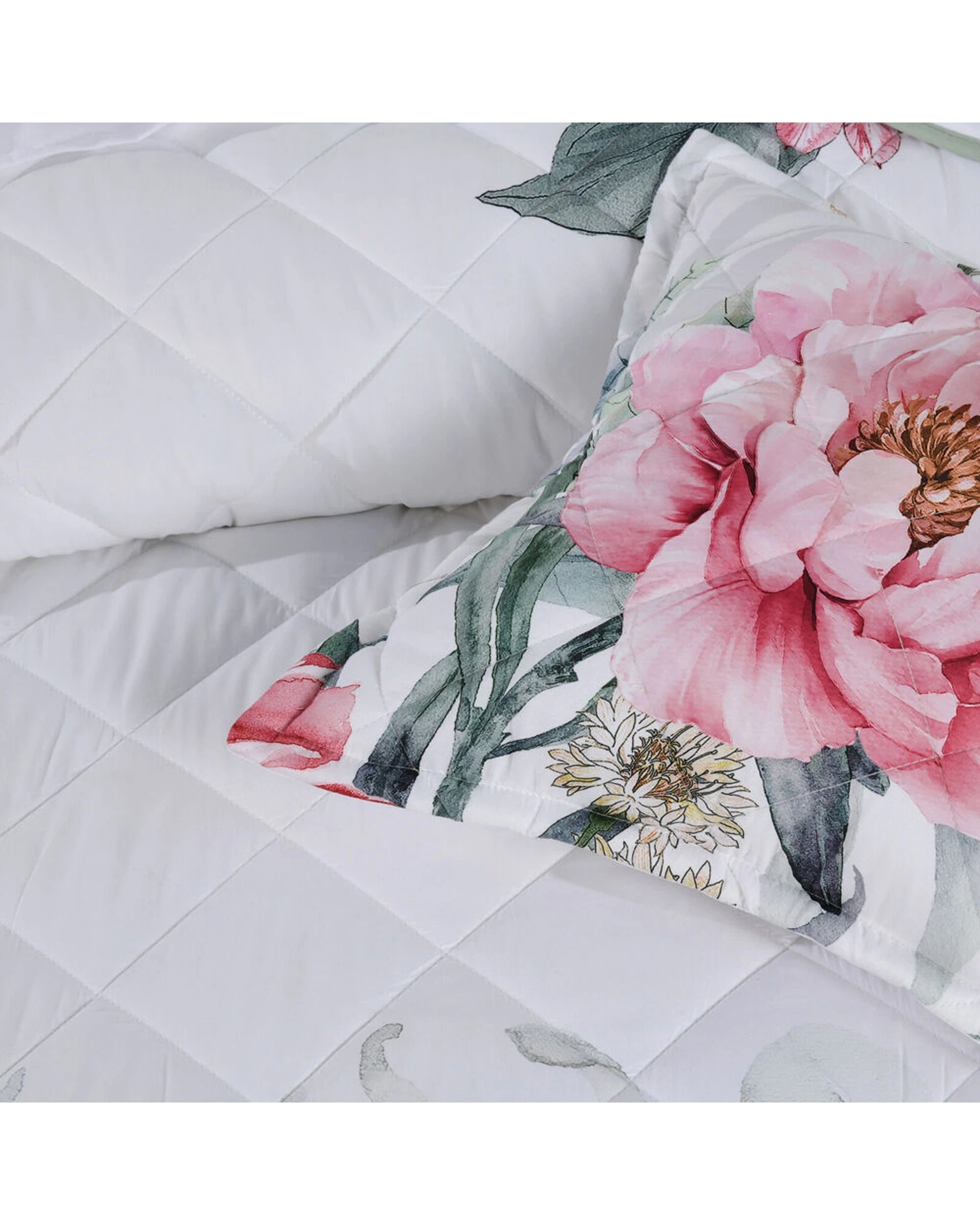 3 Bianca Coleraine Super King Polyester Bedspread and Pillowcase Set - Floral - Multi, 3 of 4