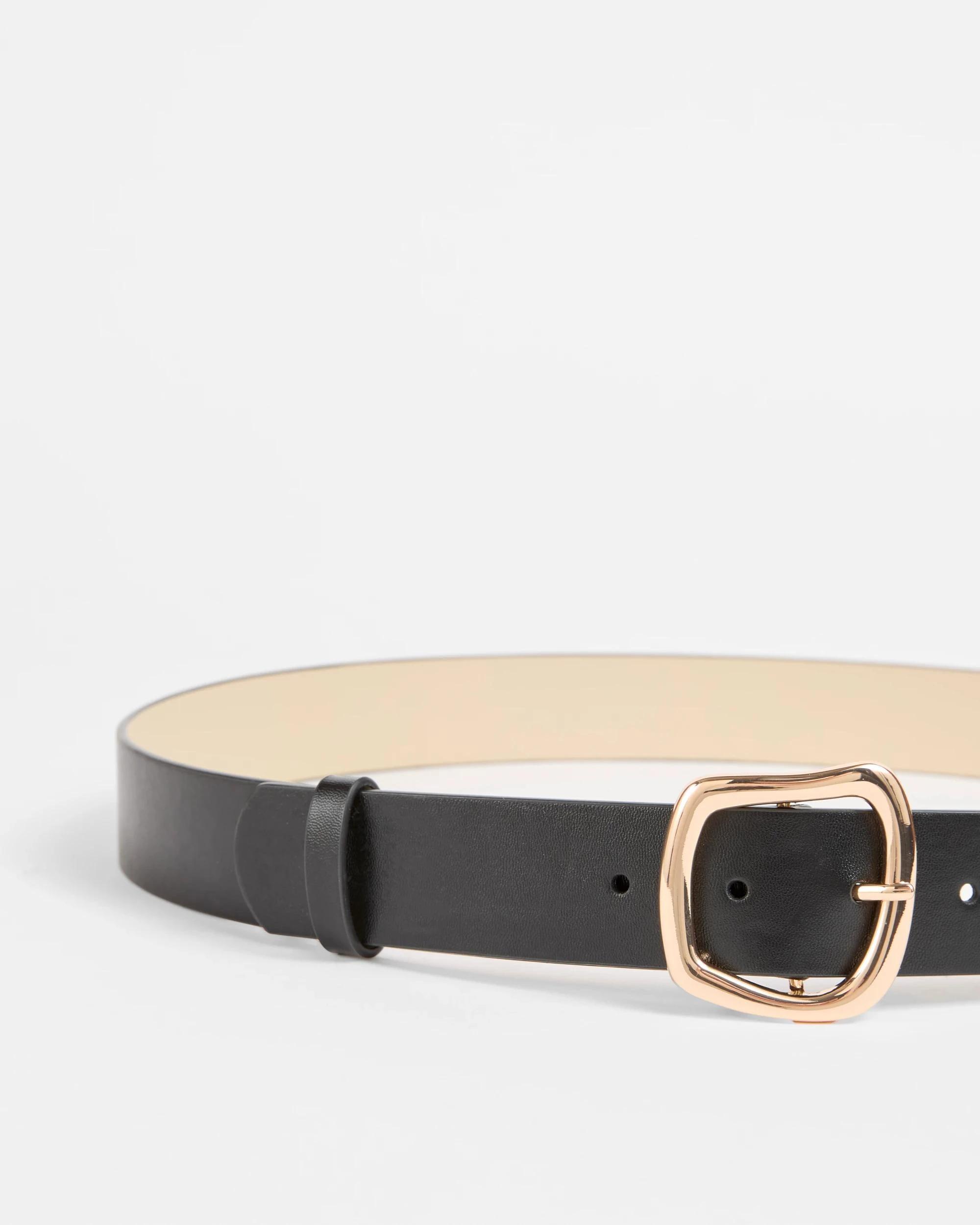 2 Target Wavy Buckle Jean Belt BLACK, 2 of 2