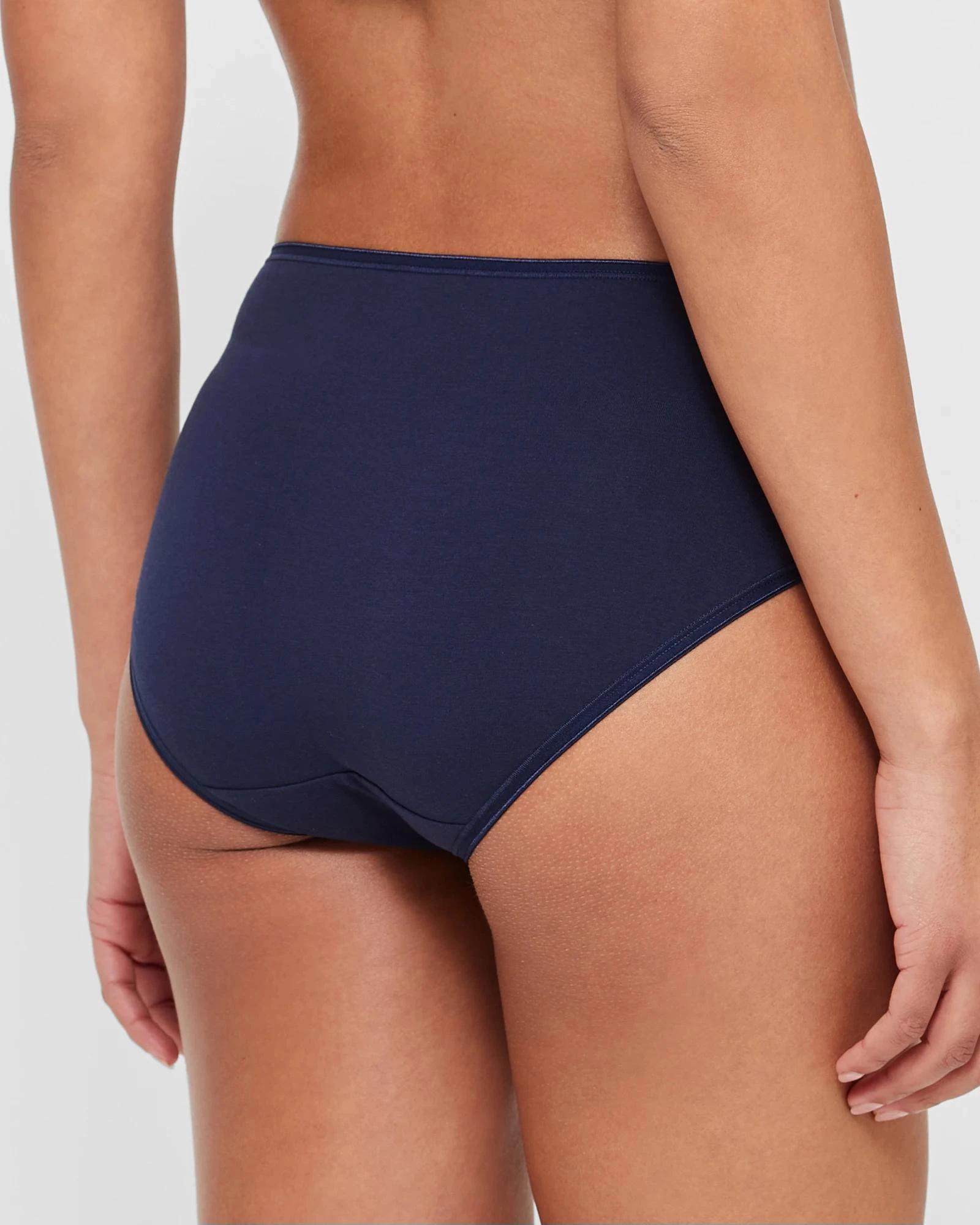 4 Target 2 Pack Everyday Cotton Midi Briefs with Aloe NAVY BLUE, 4 of 4