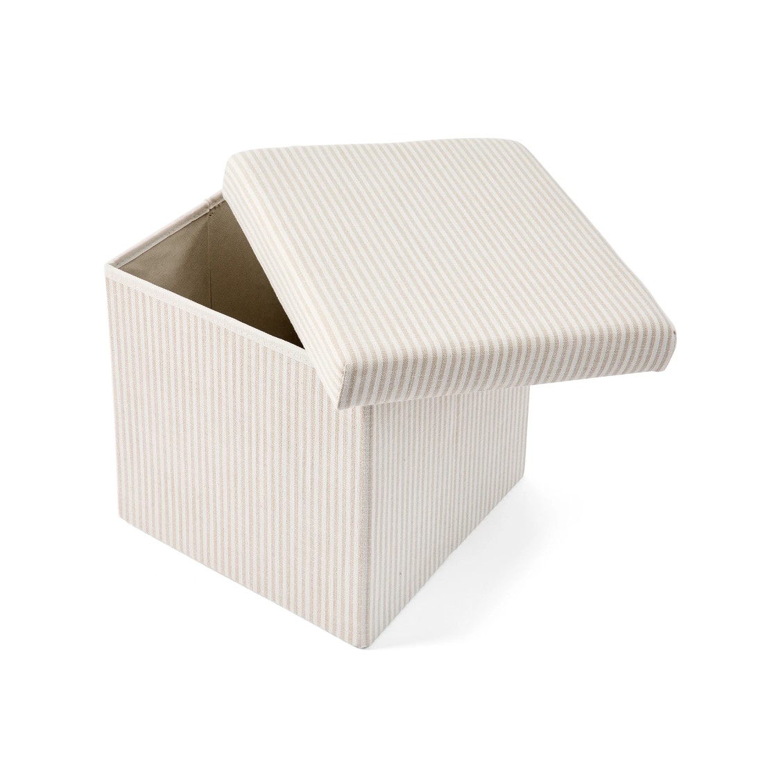 4 Square Storage Ottoman - Beige, 4 of 9