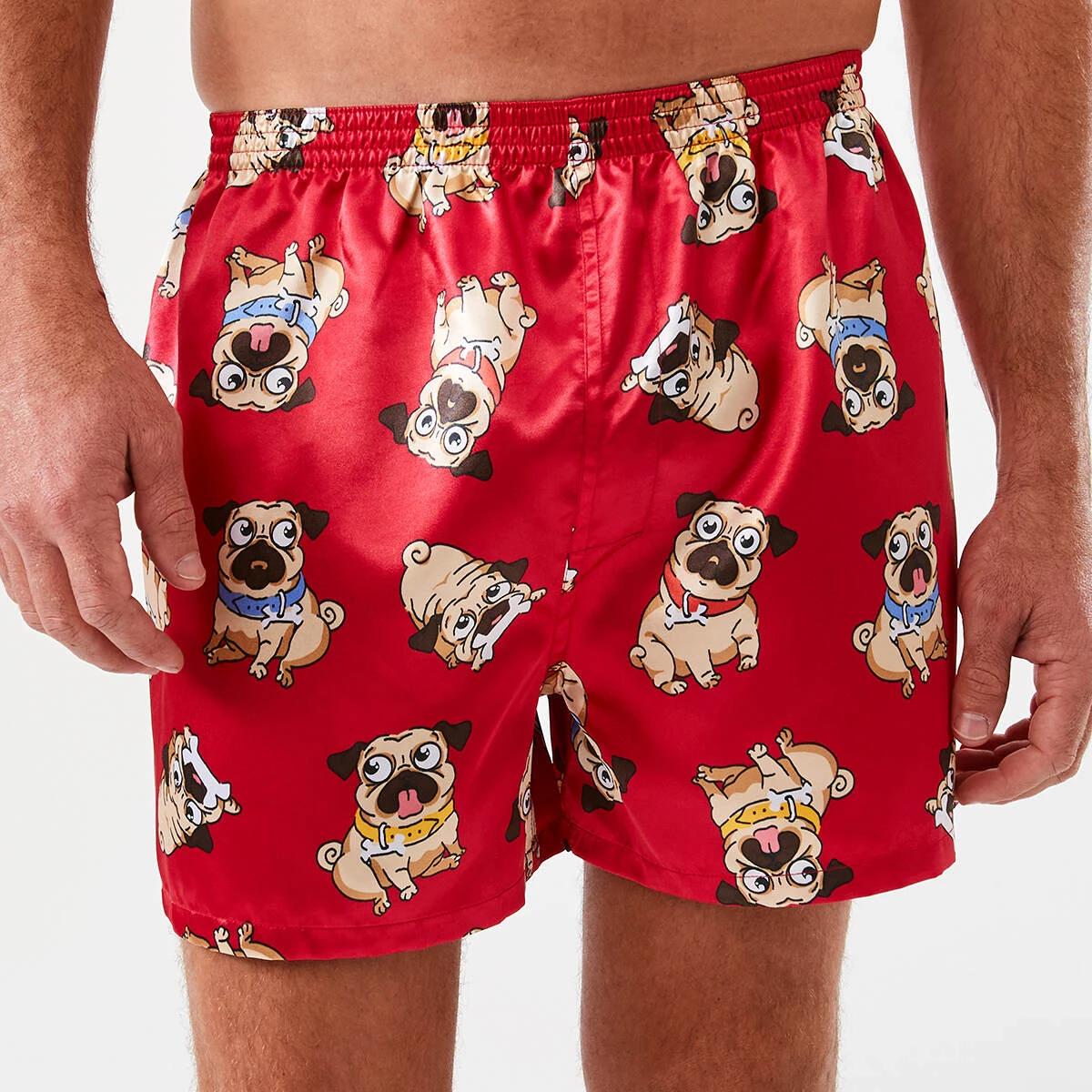 2 2 Pack Satin Boxers Pug Life, 2 of 7