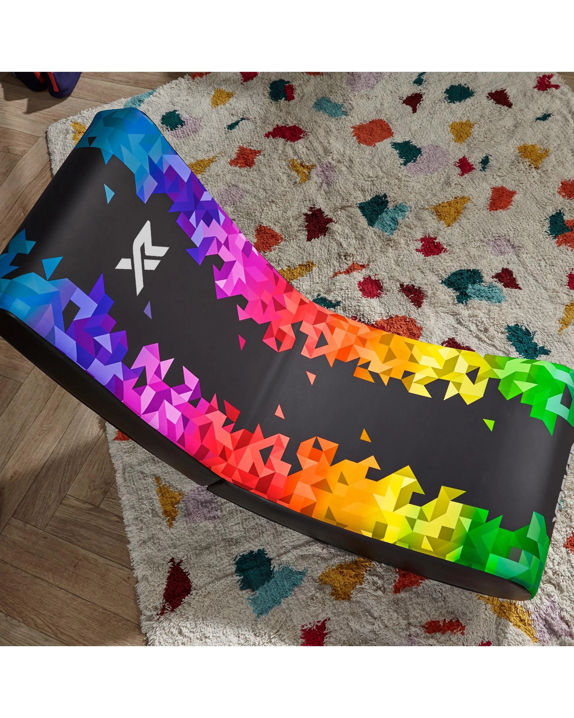 6 X Rocker Video Rocker Solo Gaming Chair - Prism - Black, 6 of 8