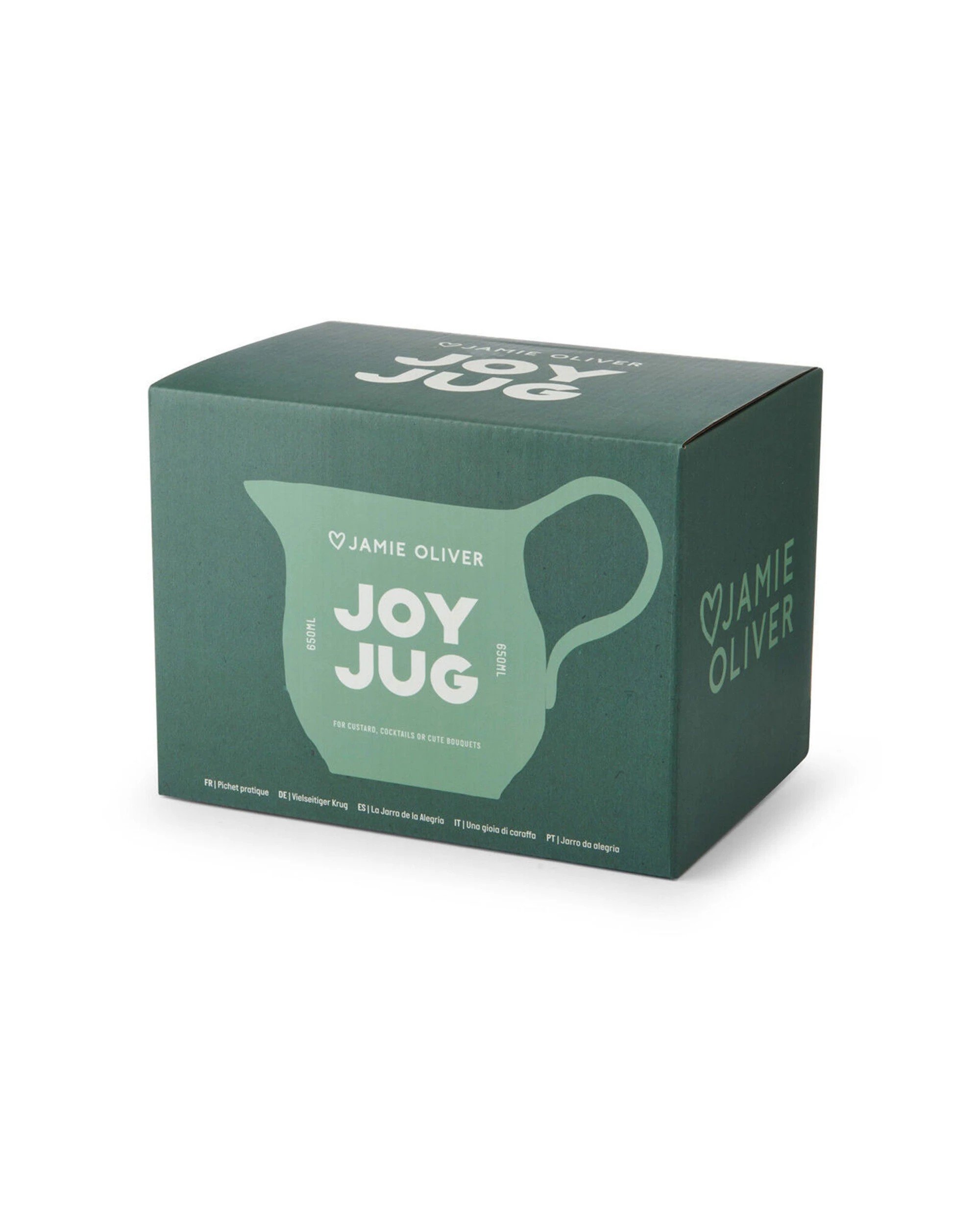 4 Jamie Oliver Big Love Joy 2pk 650ml Stoneware Jug Versatile Durable - Green, 4 of 6