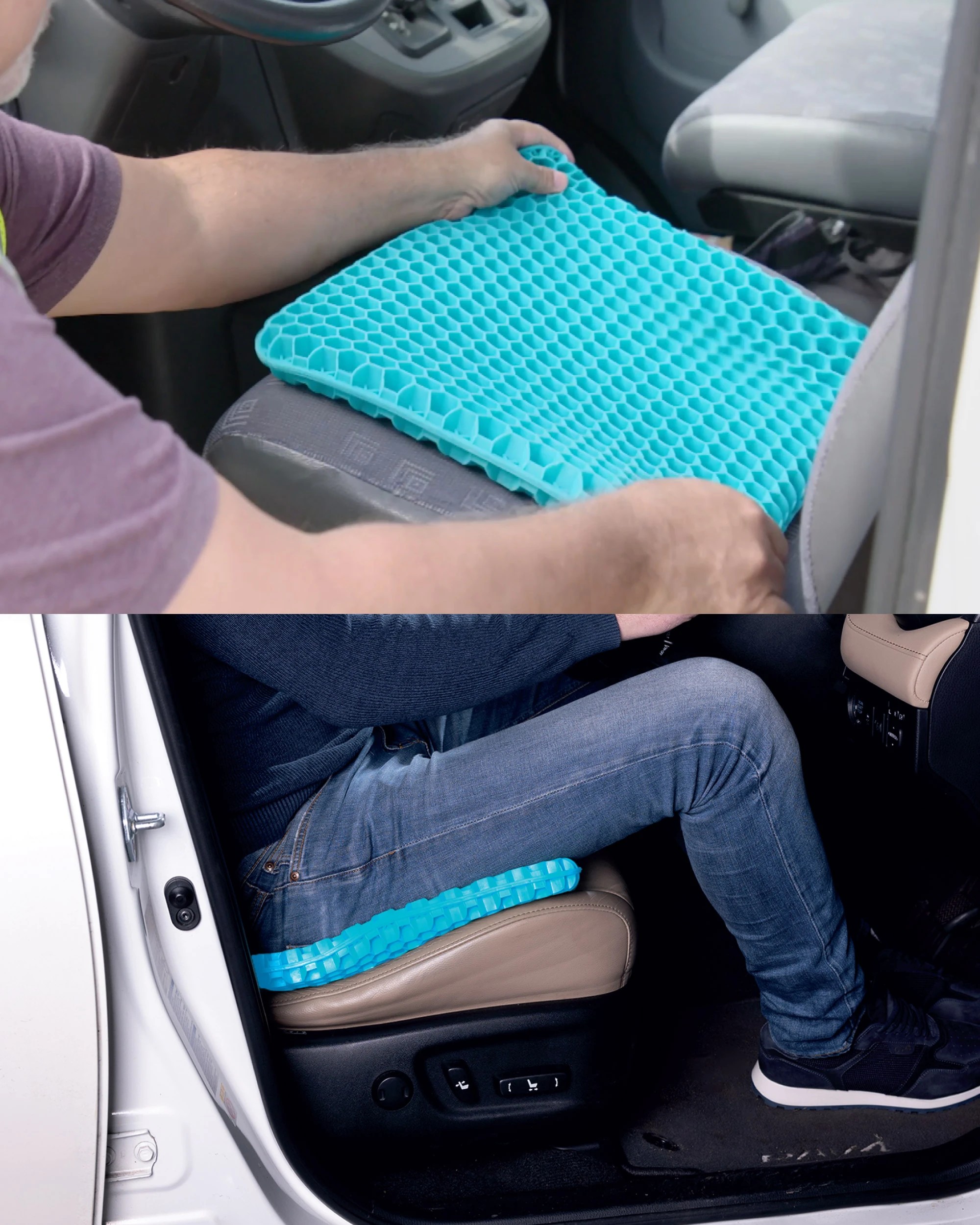 3 Global Shop Direct Soft Sitter Soft Flexible Gel Cushion For Comfort and Support While Sitting, 3 of 6