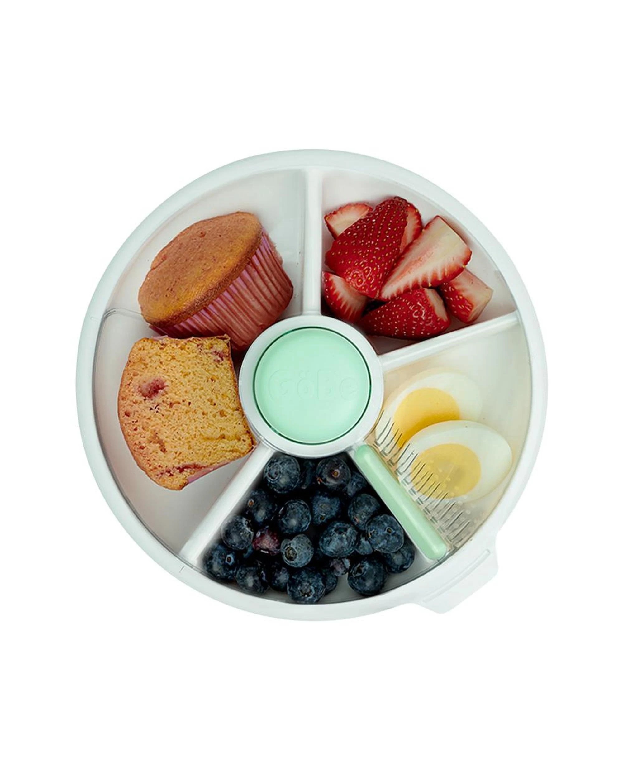 1 GoBe Large Snack Spinner  Green, 1 of 3