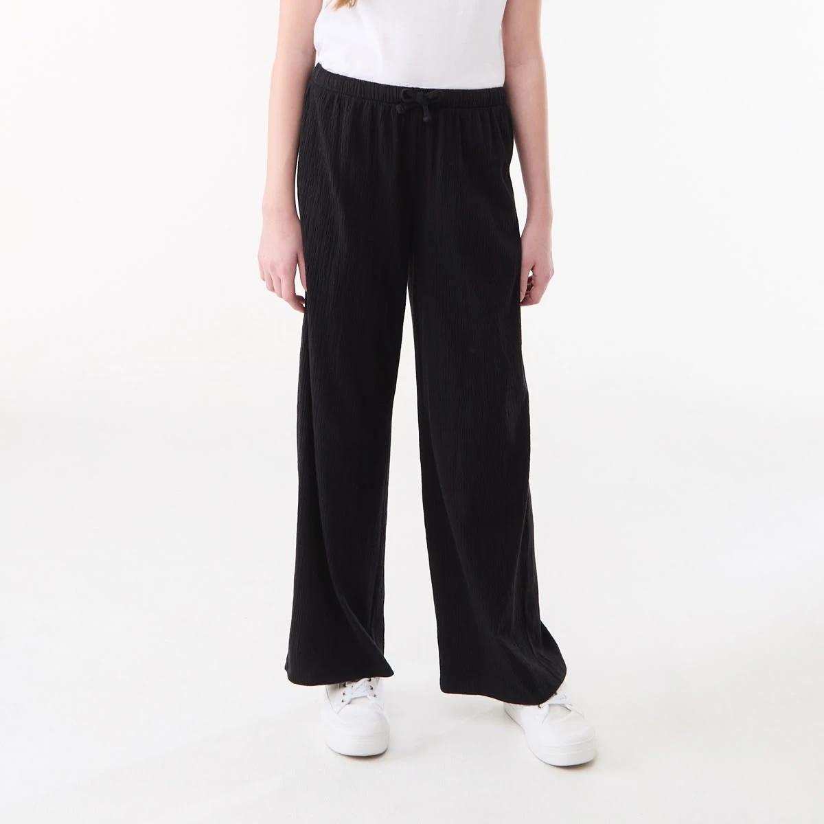 1 Crinkle Pants BLACK, 1 of 6