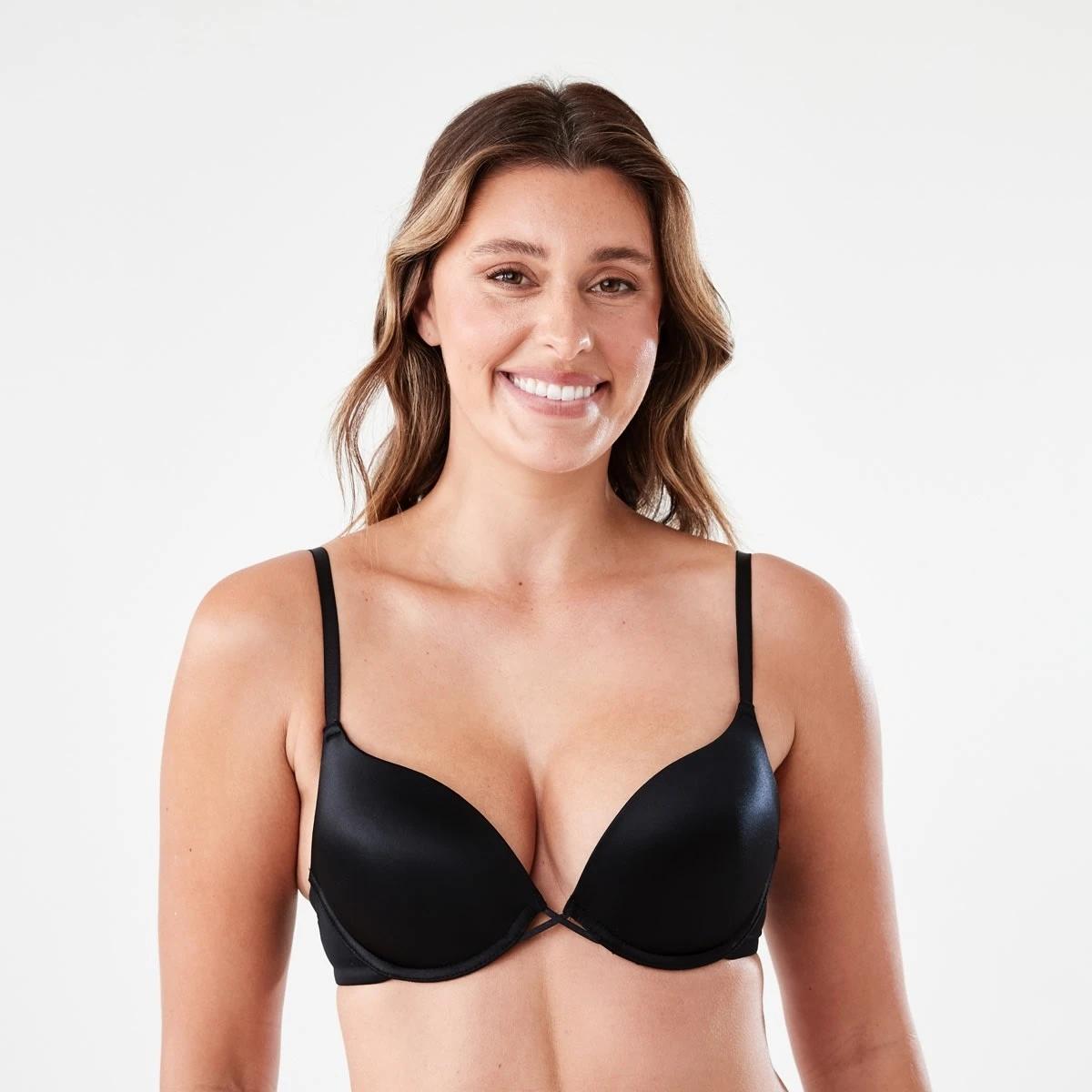 1 Maximum Lift Push Up Bra BLACK, 1 of 6