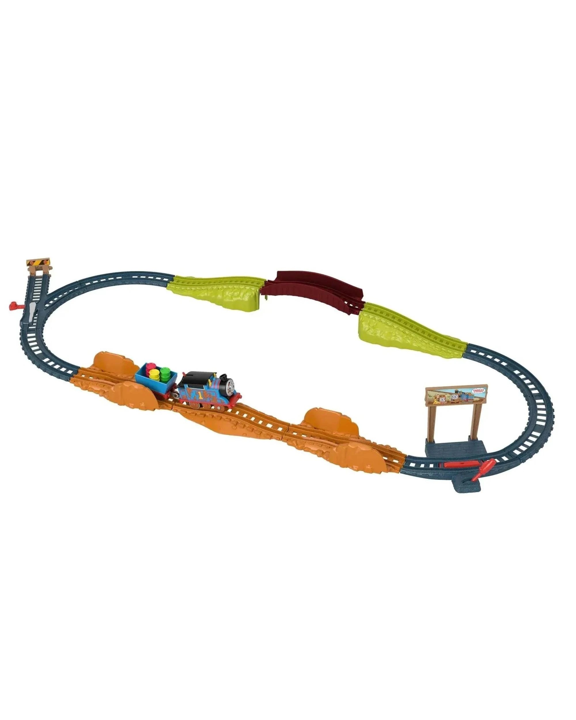 2 Fisher-Price Thomas and Friends Muddy Adventure Motorized Track Set, 2 of 5