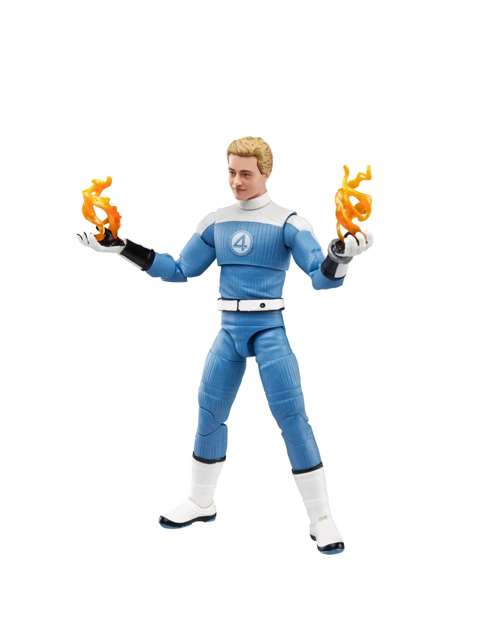6 Hasbro Marvel Legends Series: The Fantastic 4 First Steps: Johnny Storm, 6 of 8