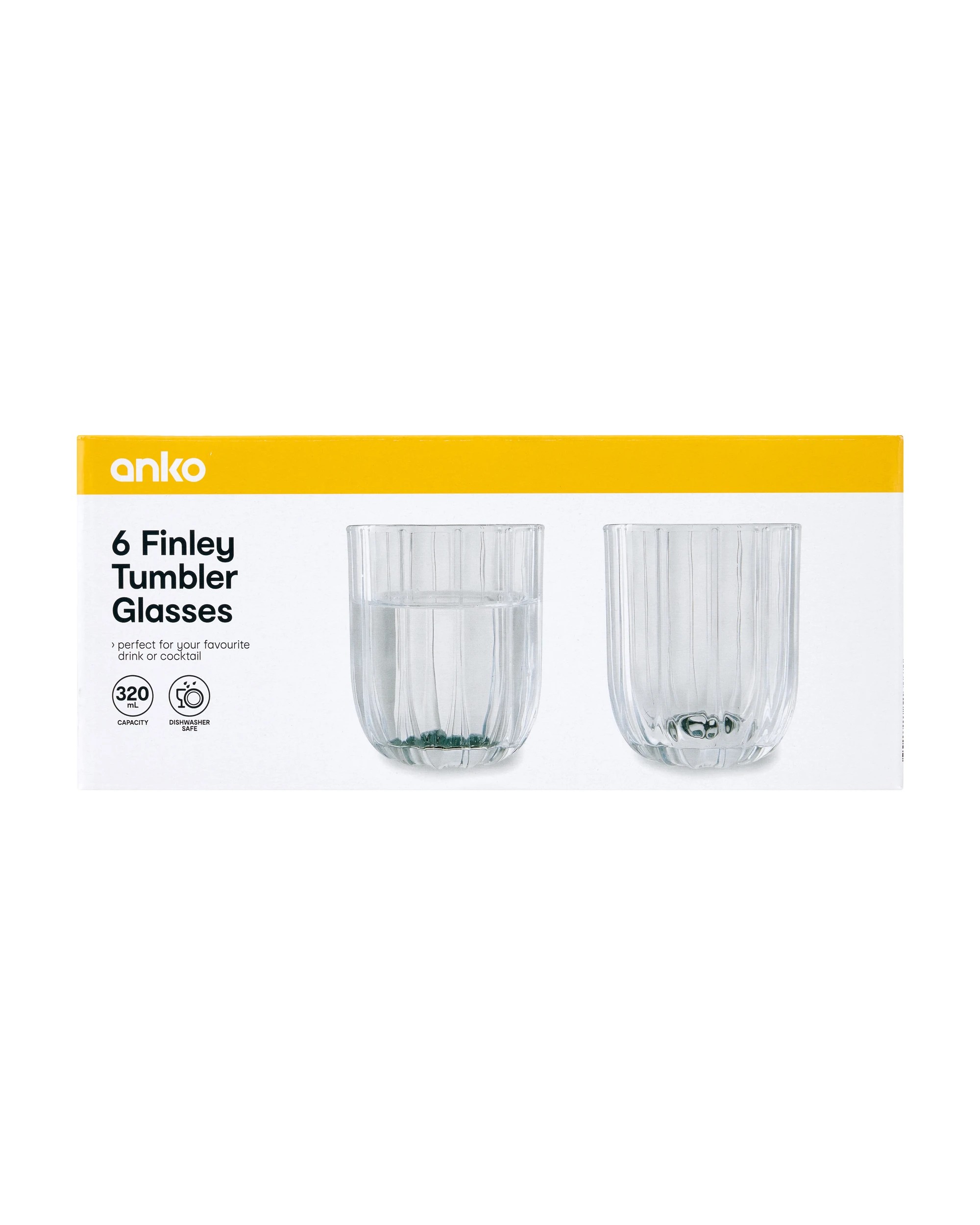 6 6 Finley Tumbler Glasses, 6 of 6