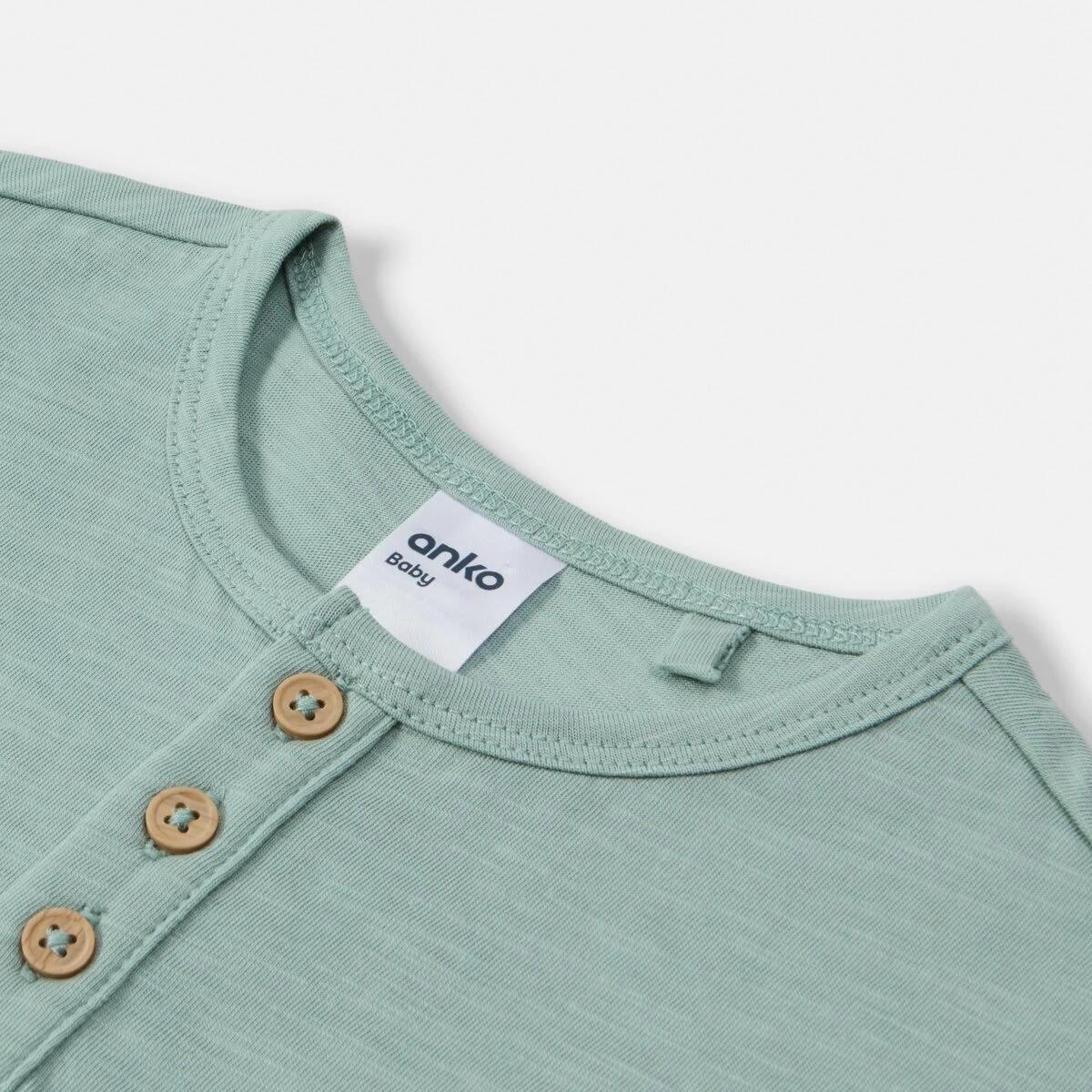 6 3 Pack Long Sleeve Pocket T-shirts Grn Pk, 6 of 8