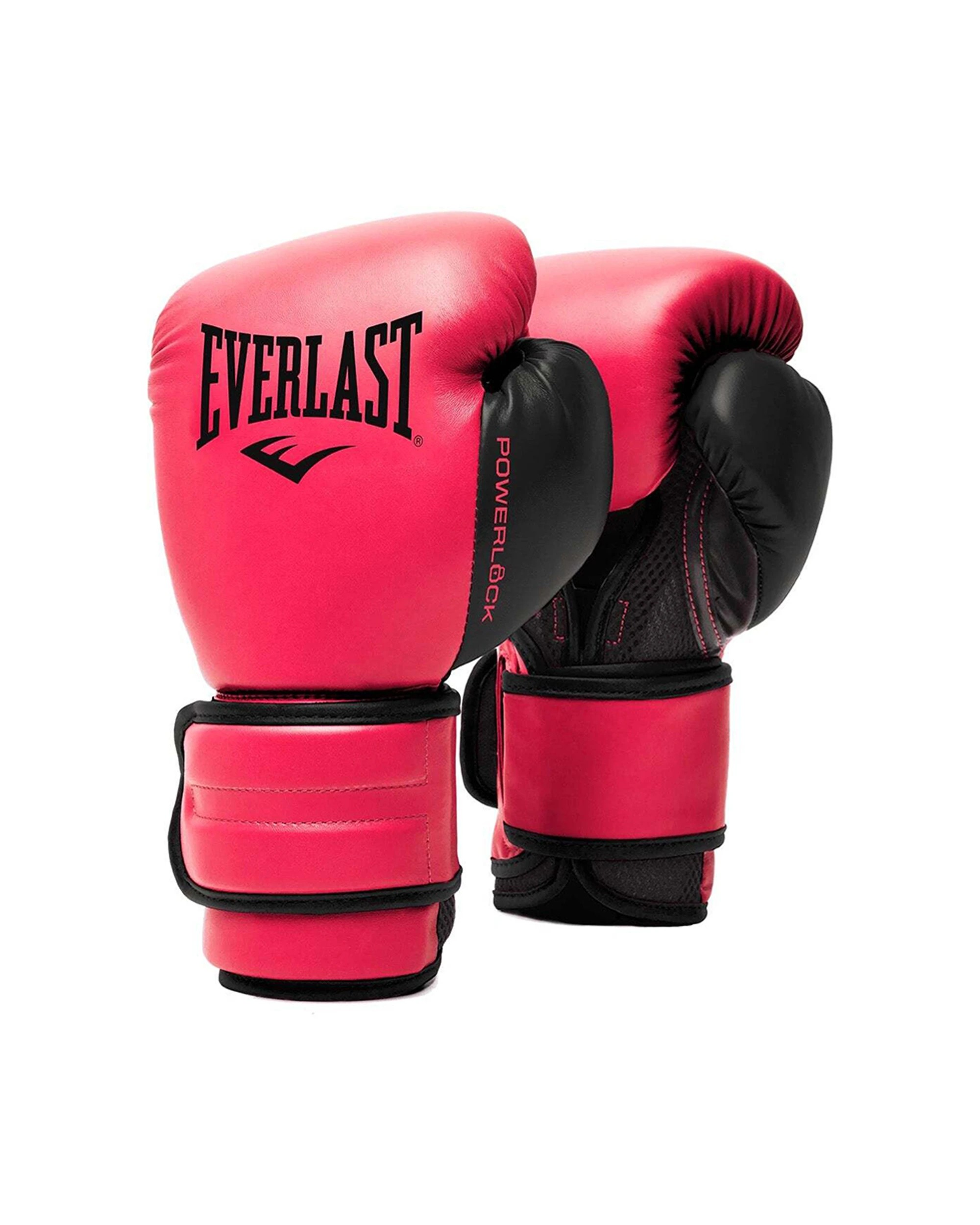 1 Everlast 12oz Powerlock2 Boxing Training Gloves Pair Sparring Bag Work - Multi, 1 of 2