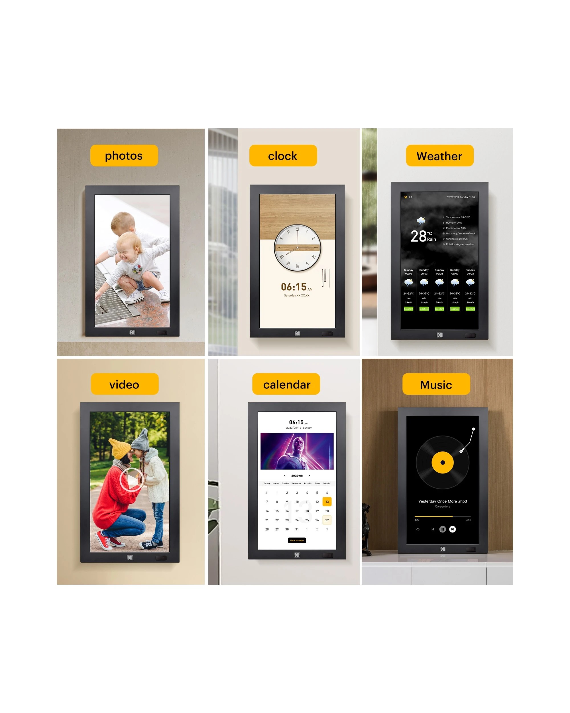 2 Kodak WF173V 17.3 Inch Full HD Wi-Fi Photo Frame, 2 of 6
