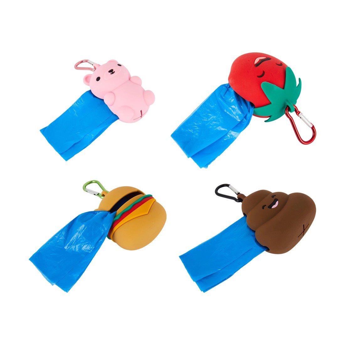 3 Pet Poo Bag Holder Novelty - Assorted, 3 of 5