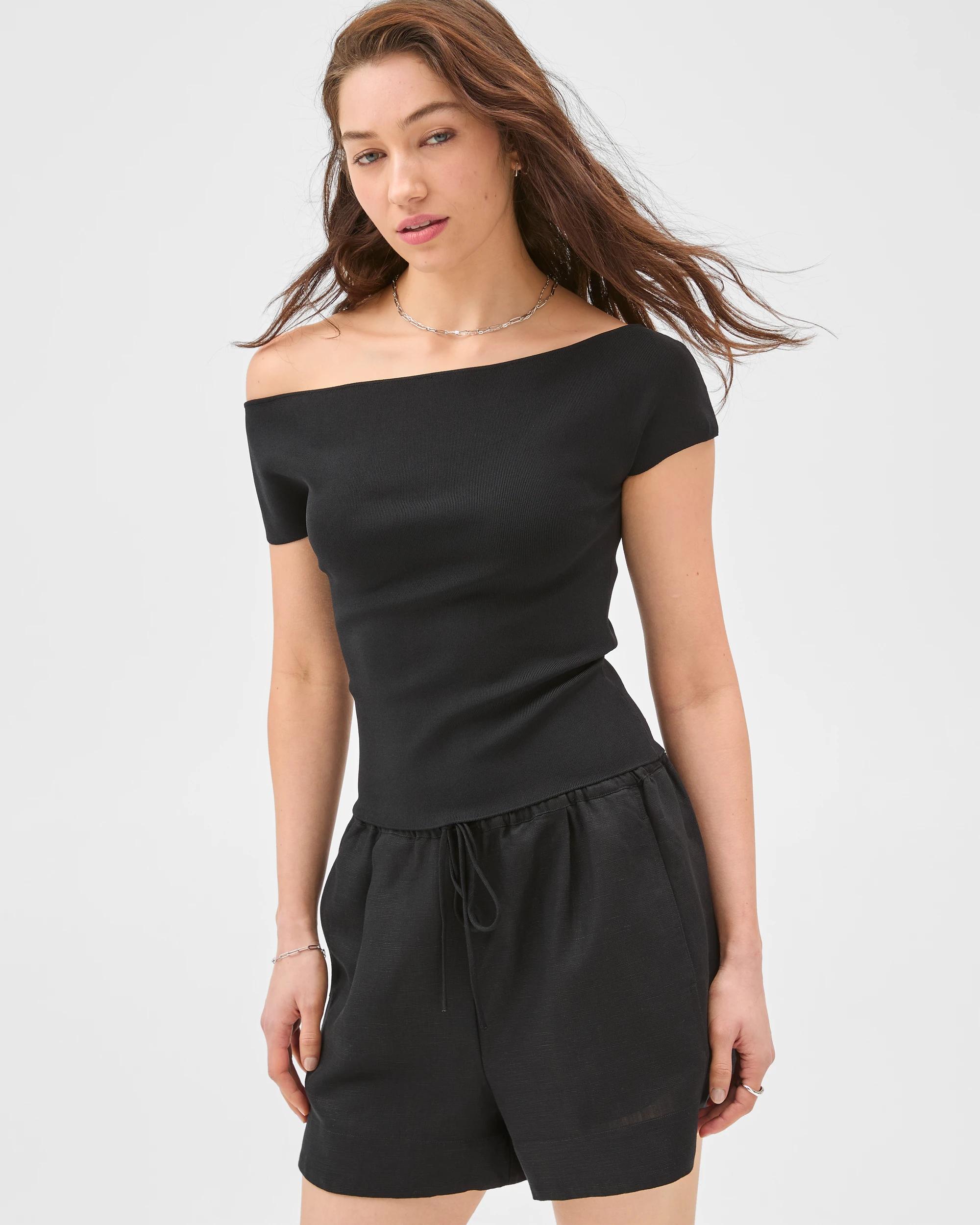 4 Lily Loves Pull-On Shorts BLACK, 4 of 7