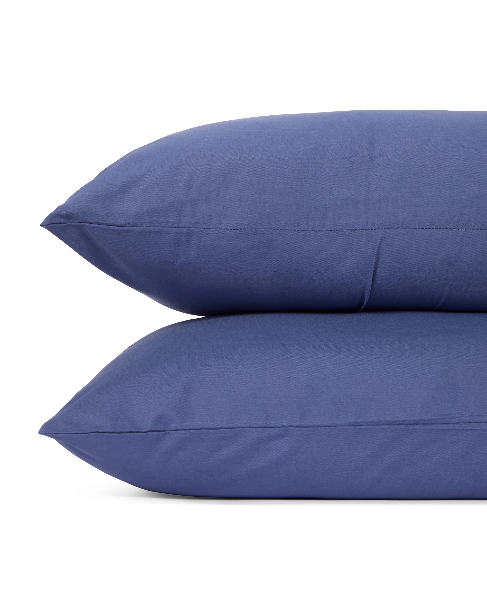 4 180 Thread Count Sheet Set - Double Bed, Mid Blue, 4 of 7