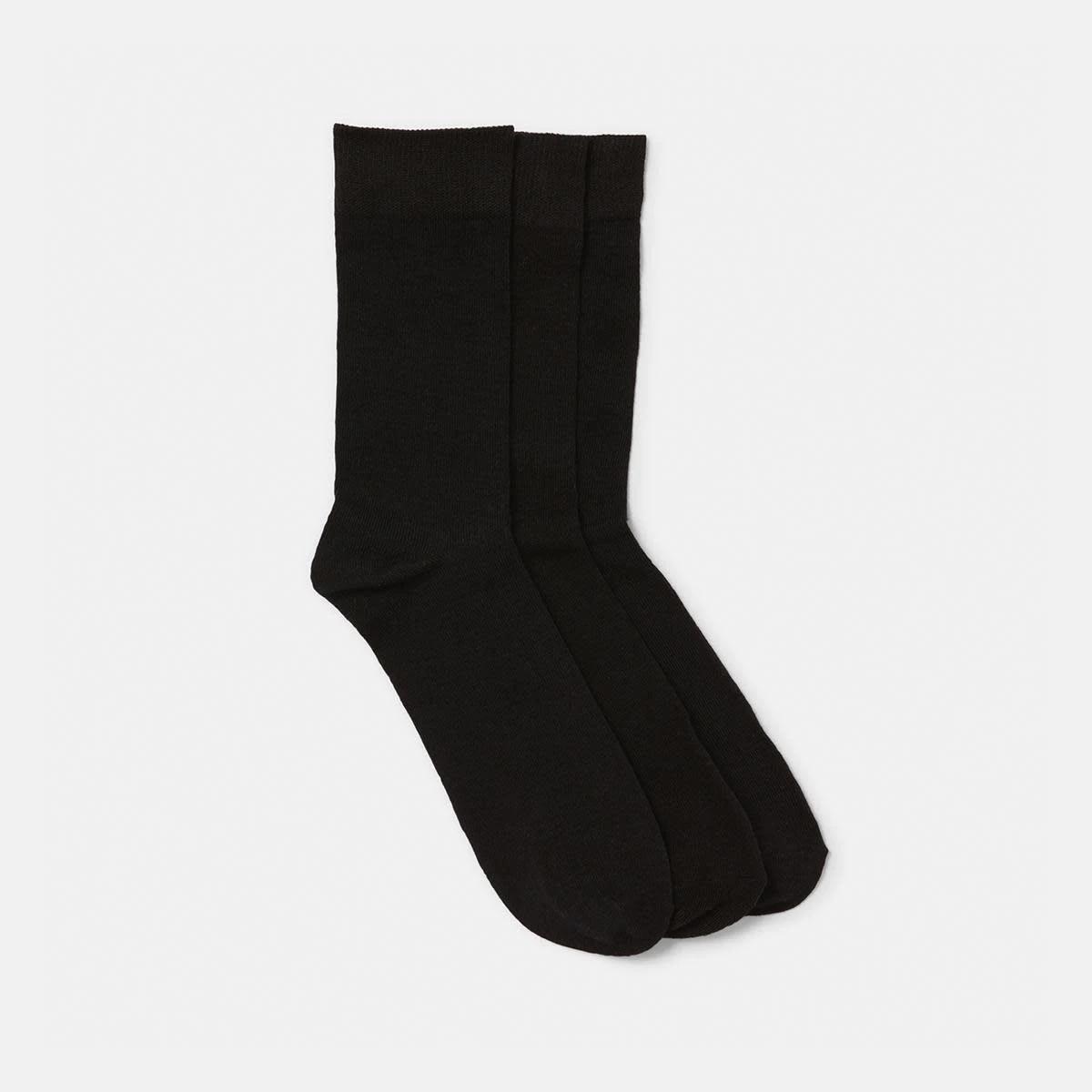 1 3 Pack Business Socks BLACK, 1 of 3