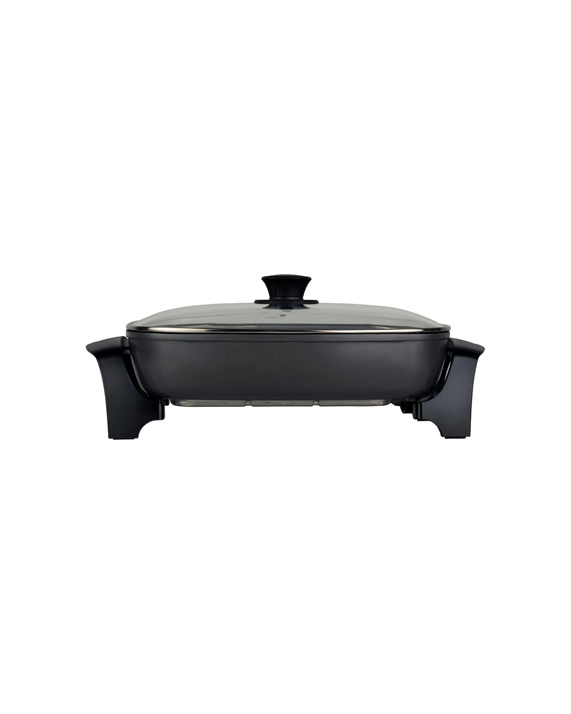 4 Westinghouse 2400w Non-stick Electric Skillet Fry Pan W/ Glass Lid Cookware Grey - Grey, 4 of 8