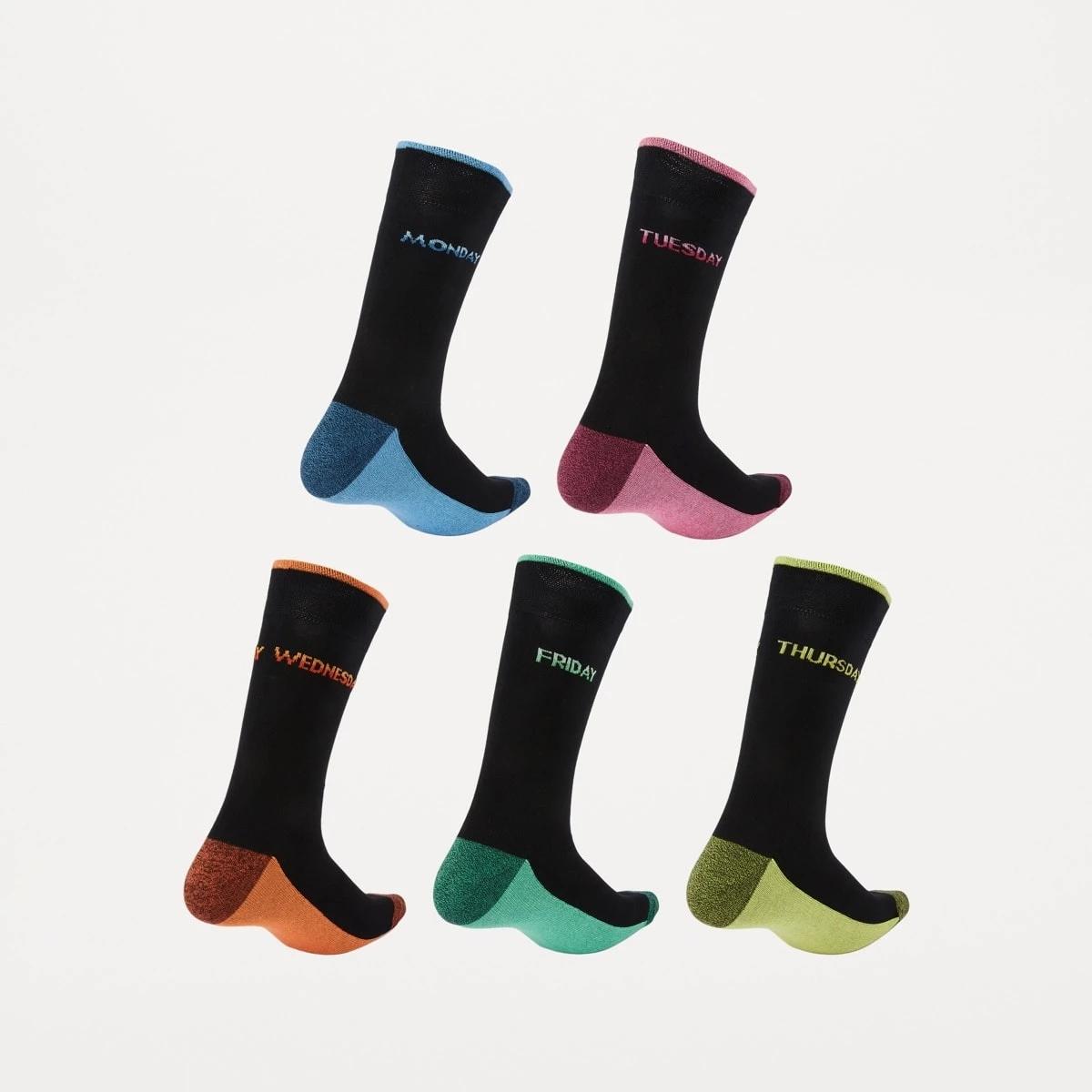 2 5 Pack Business Socks DAILY WORD, 2 of 3