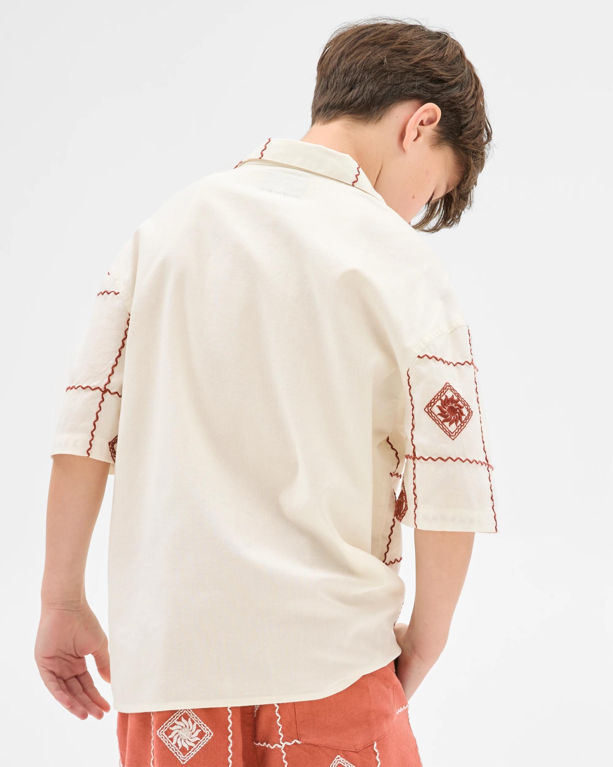 2 Target Embroidery Shirt WHITE, 2 of 6