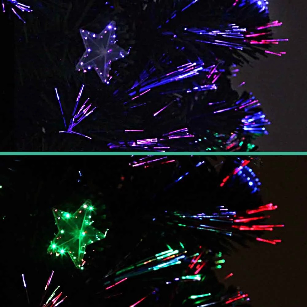 5 Jingle Jollys 1.8m Christmas Tree Optic Fibre LED Xmas tree - Green, 5 of 10