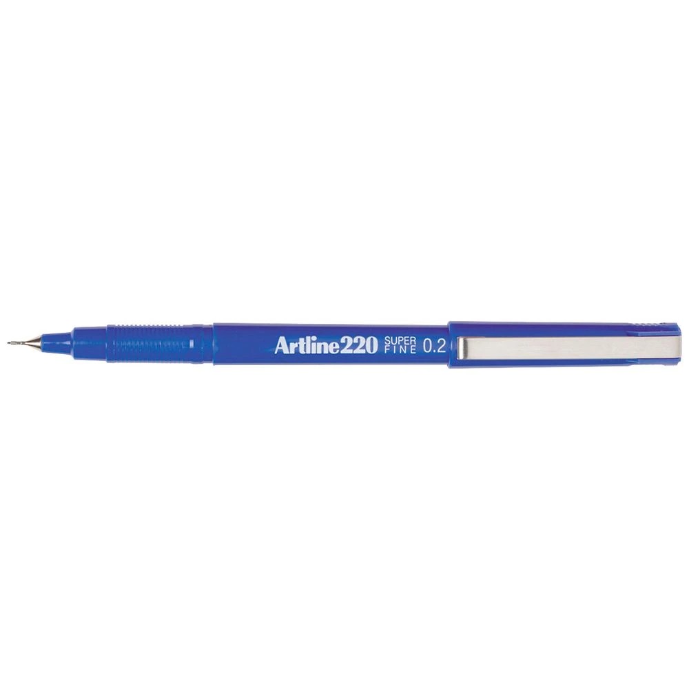1 Artline 220 Fineliner Pen 0.2mm Blue, 1 of 2
