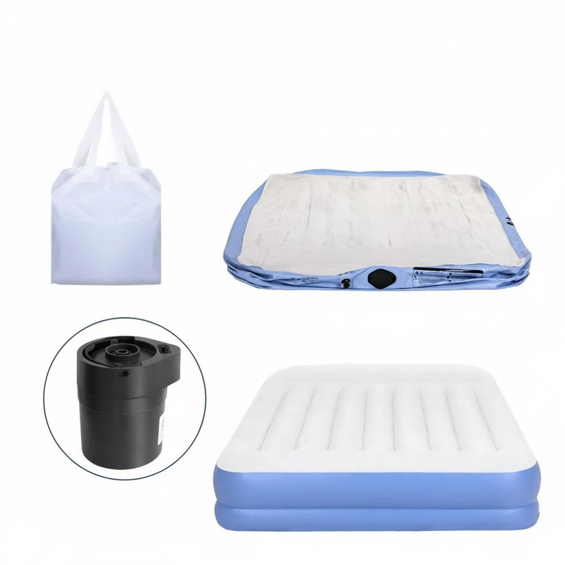 6 Weisshorn Air Mattress Queen Inflatable Bed 41cm Air bed - Queen Bed - Multi, 6 of 7