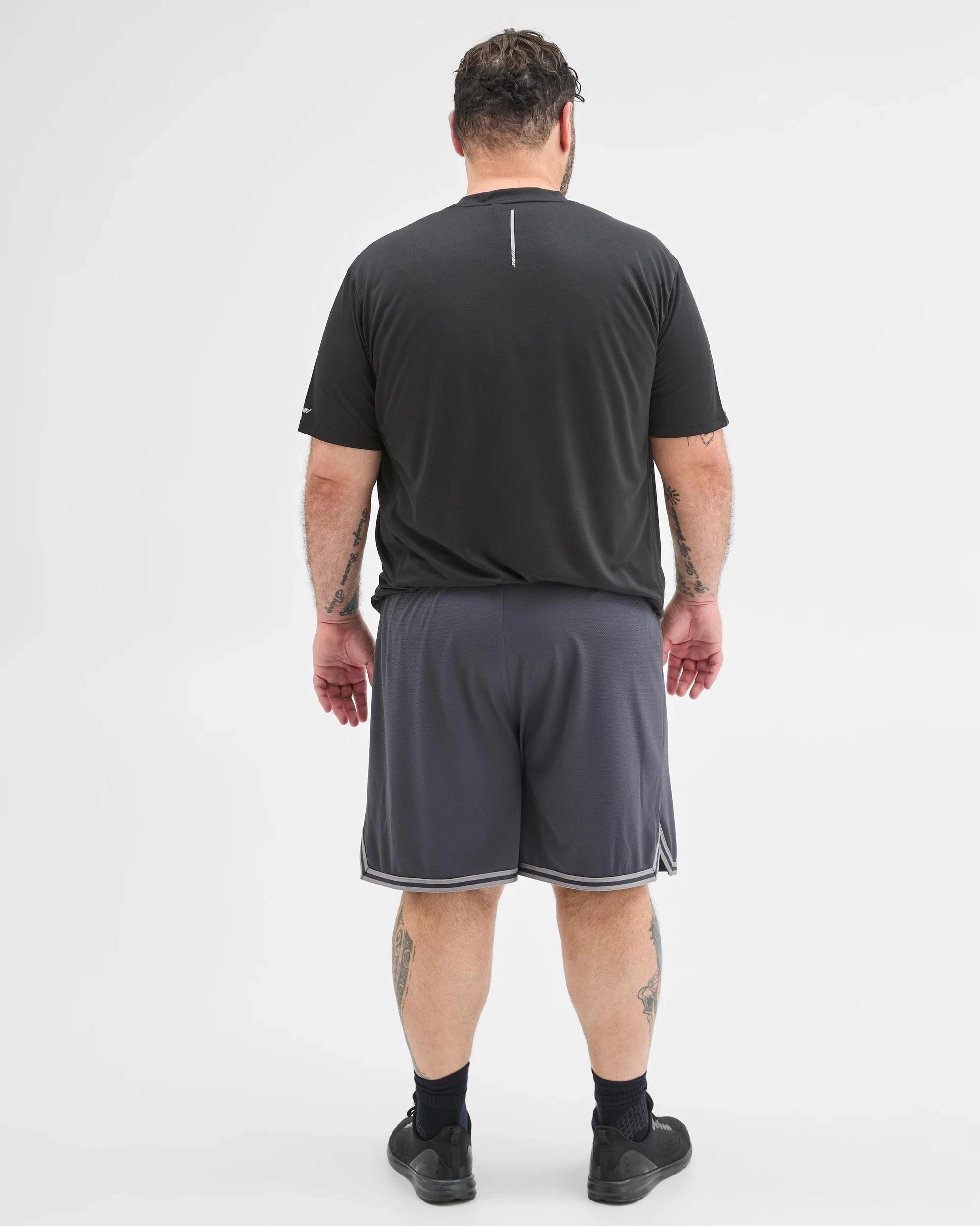 6 Target Plus Size Active Basketball Shorts GUNMETAL, 6 of 6