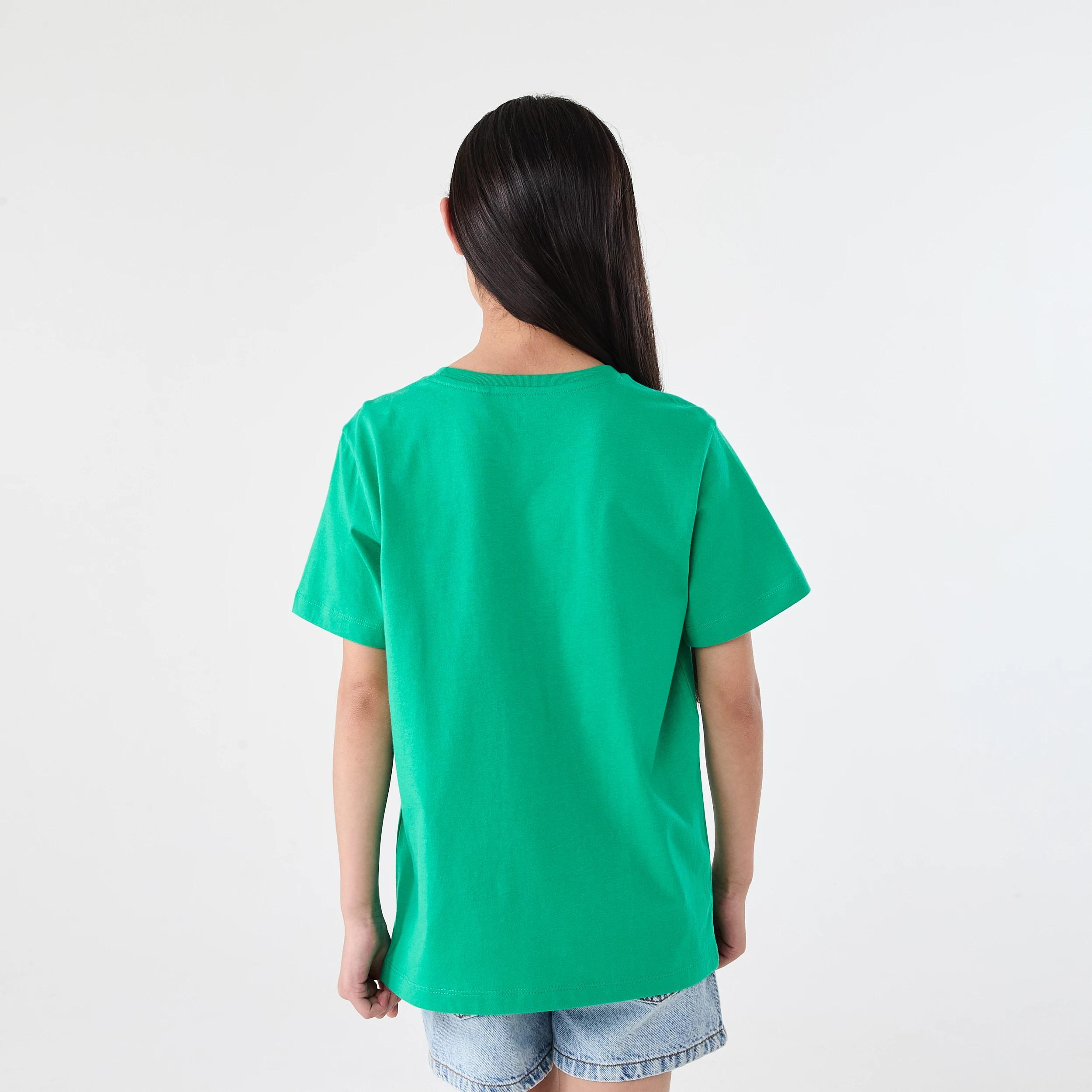 2 Short Sleeve Print T-shirt Grn Slogan, 2 of 6