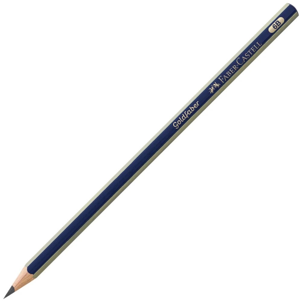 1 Faber-Castell Goldfaber Graphite Pencil 6B, 1 of 7